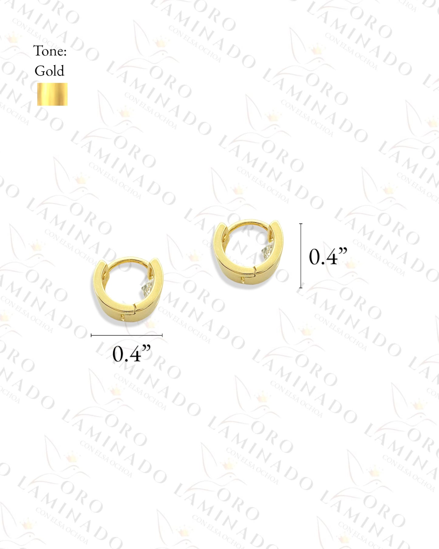 High Quality Small Heart Hoop Earrings R345