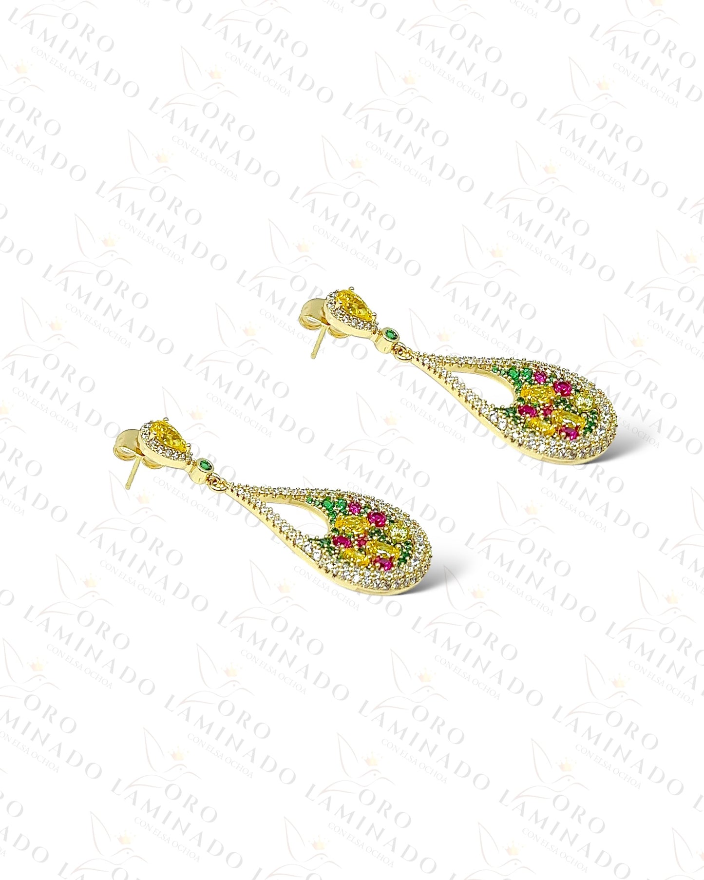 High Quality Multi-Color Earrings Y476