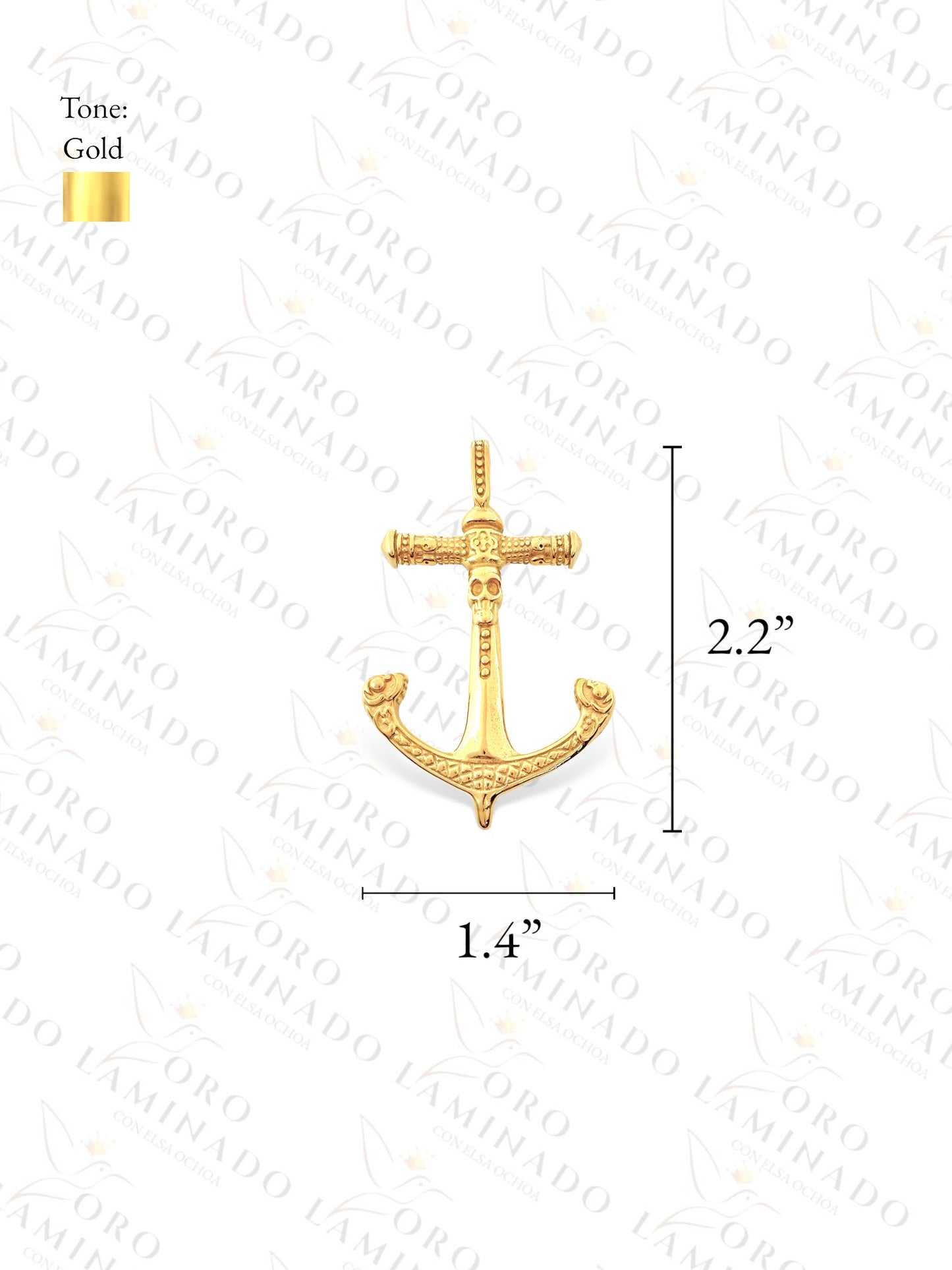 Stainless Steel Anchor Pendant B269