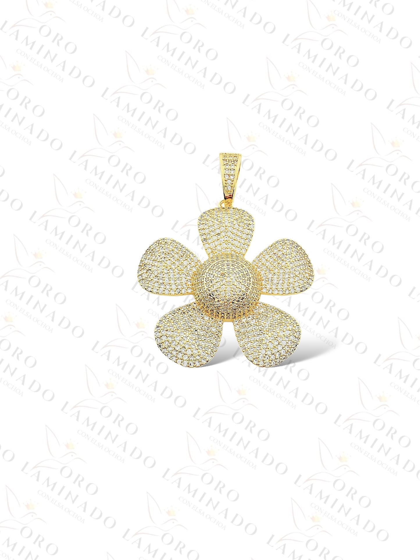 Large Flower Pendant B196