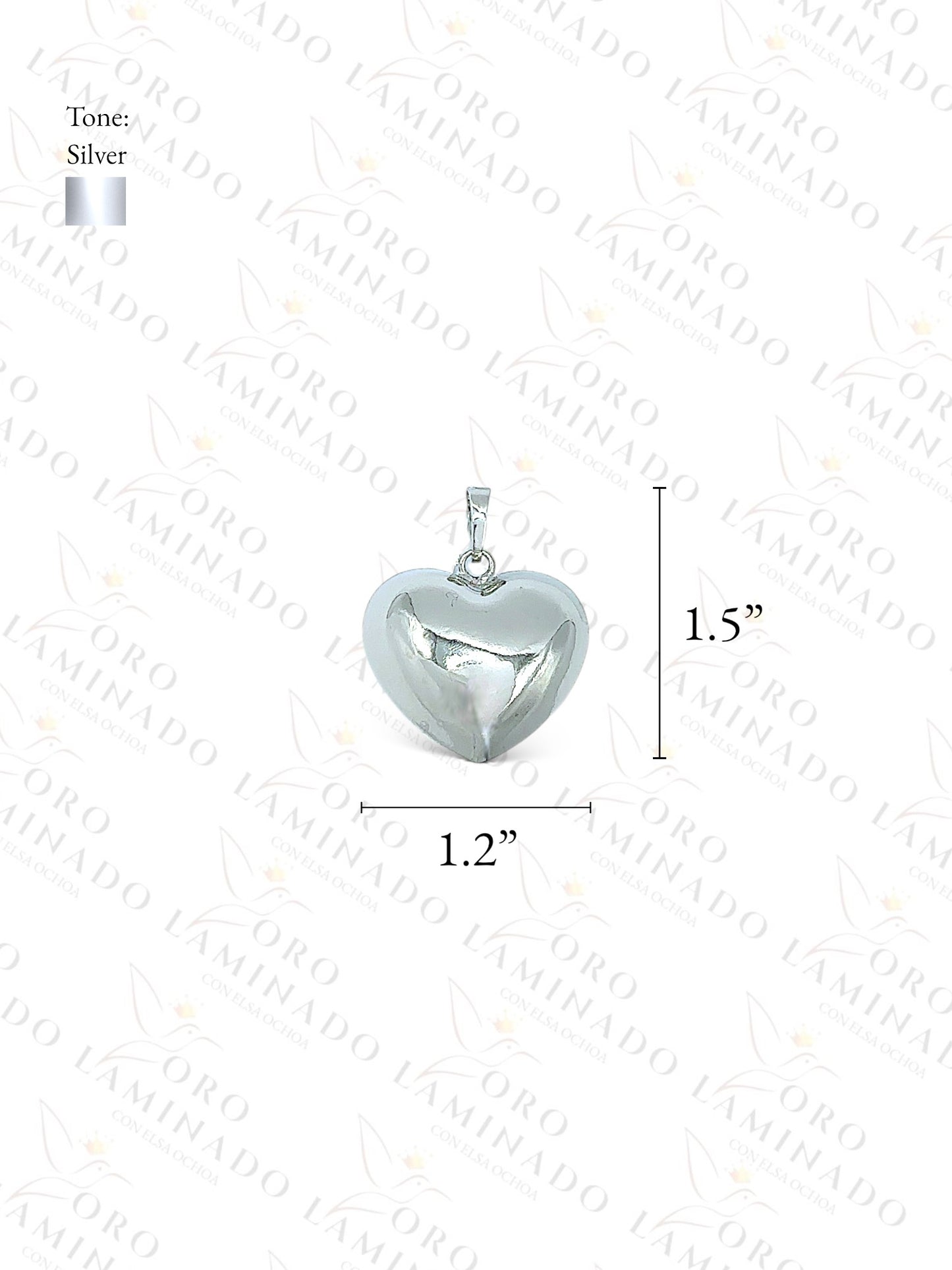 Silver Heart Pendant C163