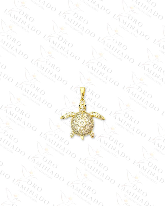 Baby Sea Turtle Pendant (Gold Filled) B27