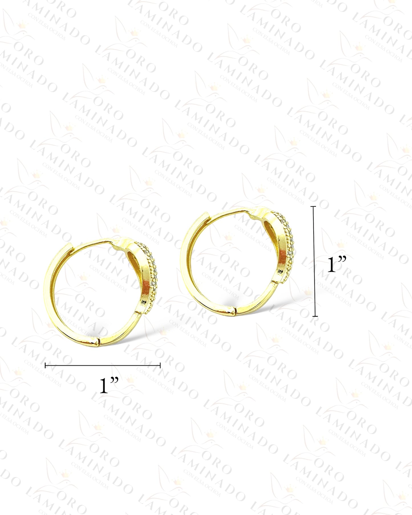 High Quality Leaf Hoop Earrings B151