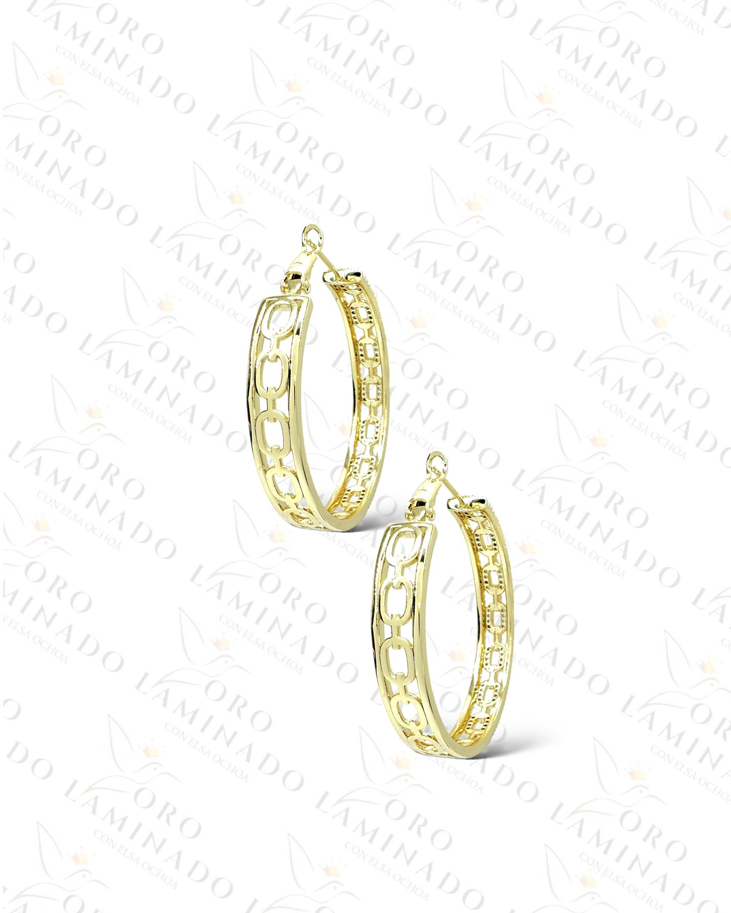 High Quality Chain Hoop Earrings R69