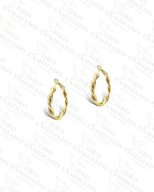 High Quality Rope Hoop Earrings C80