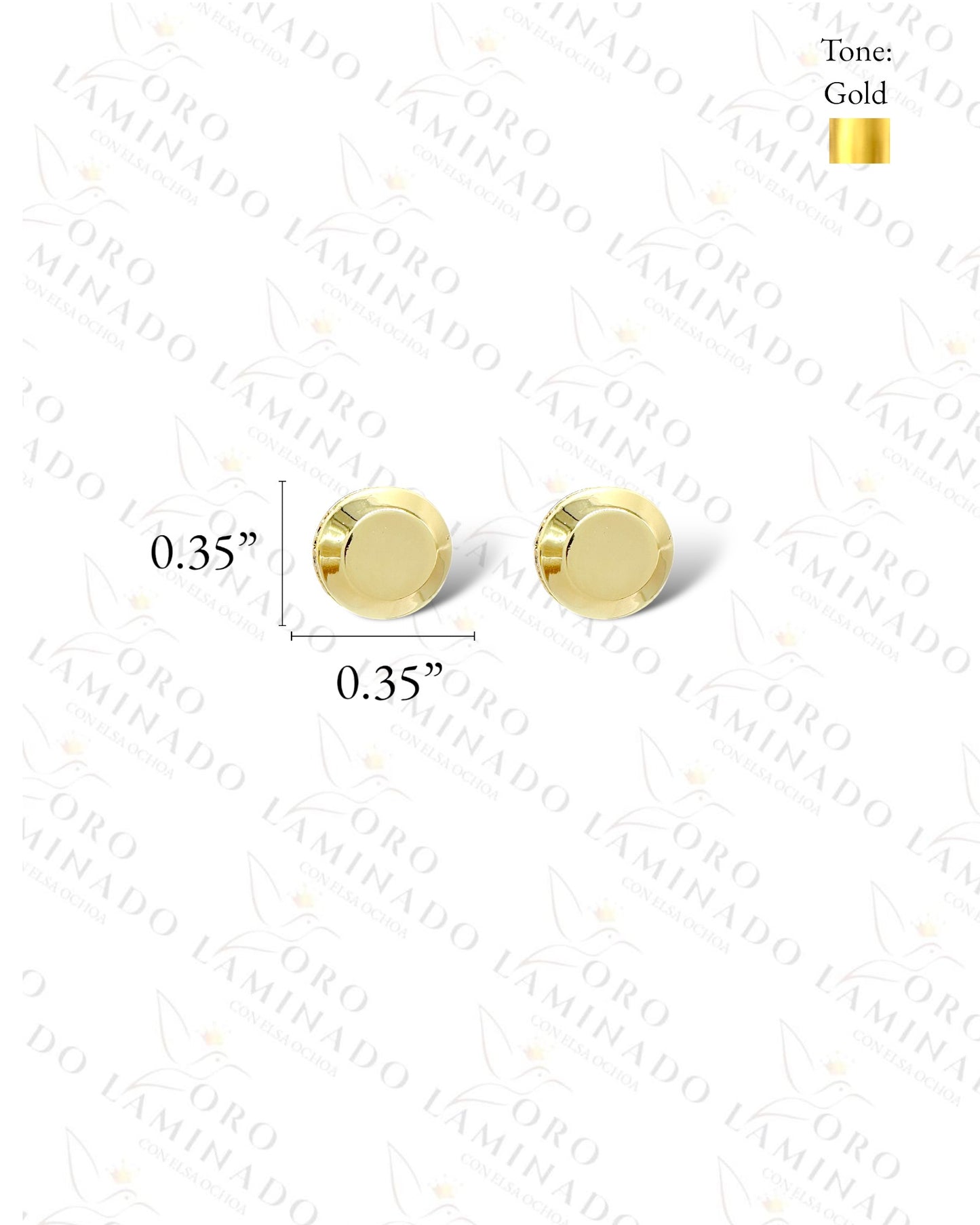 High Quality Plain Circle Earrings B104