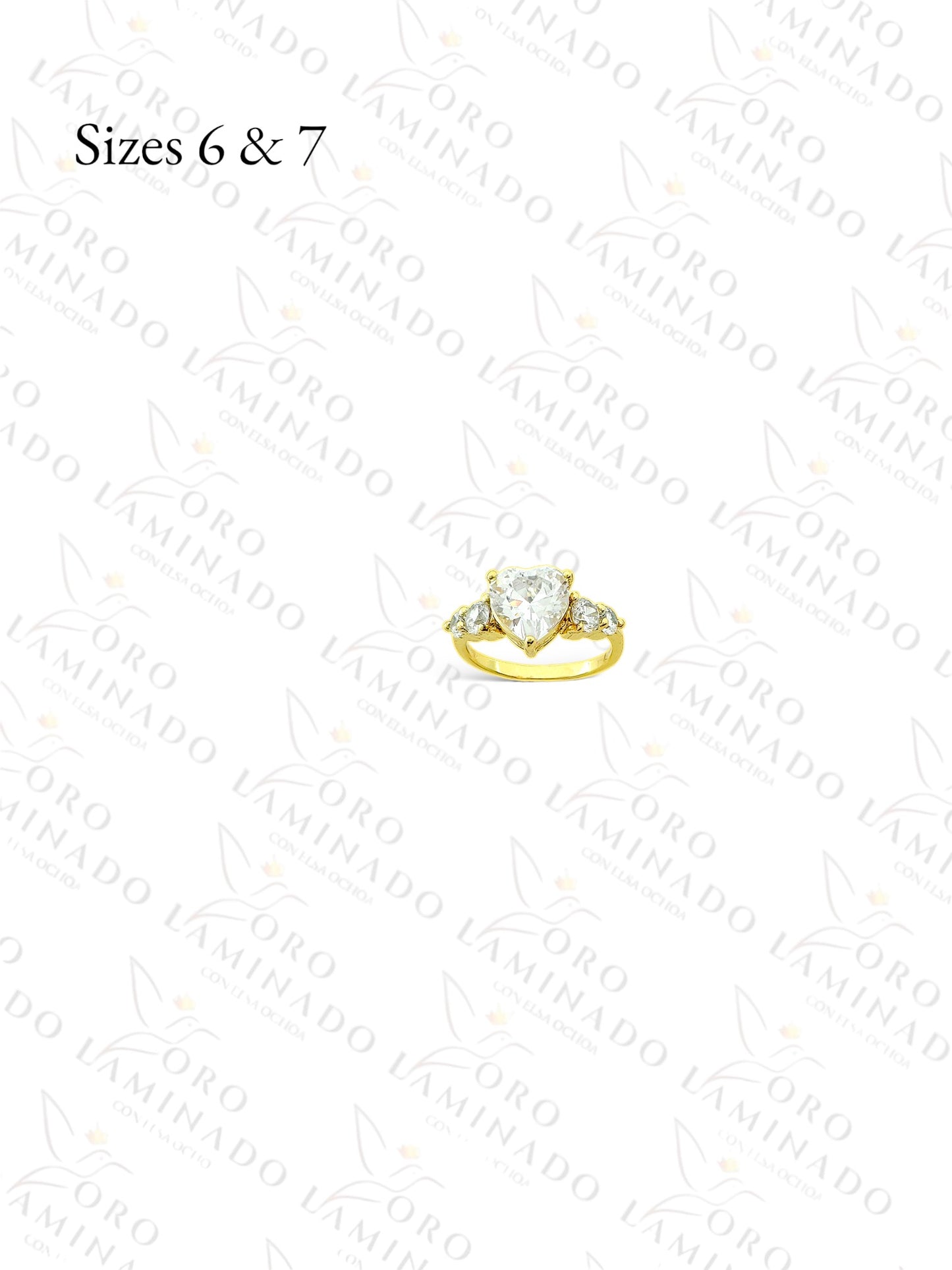 High Quality Diamond Heart Ring Y258