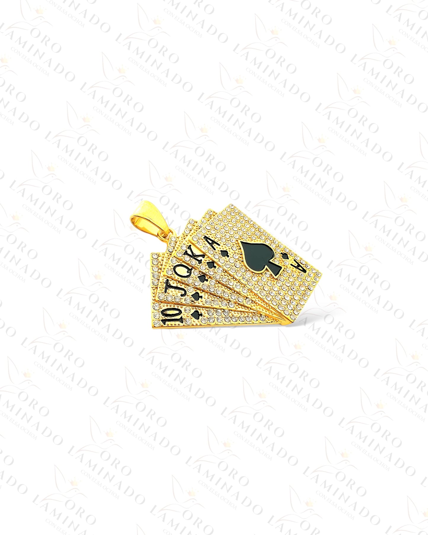 Stainless Steel Deck Cards Pendant R24