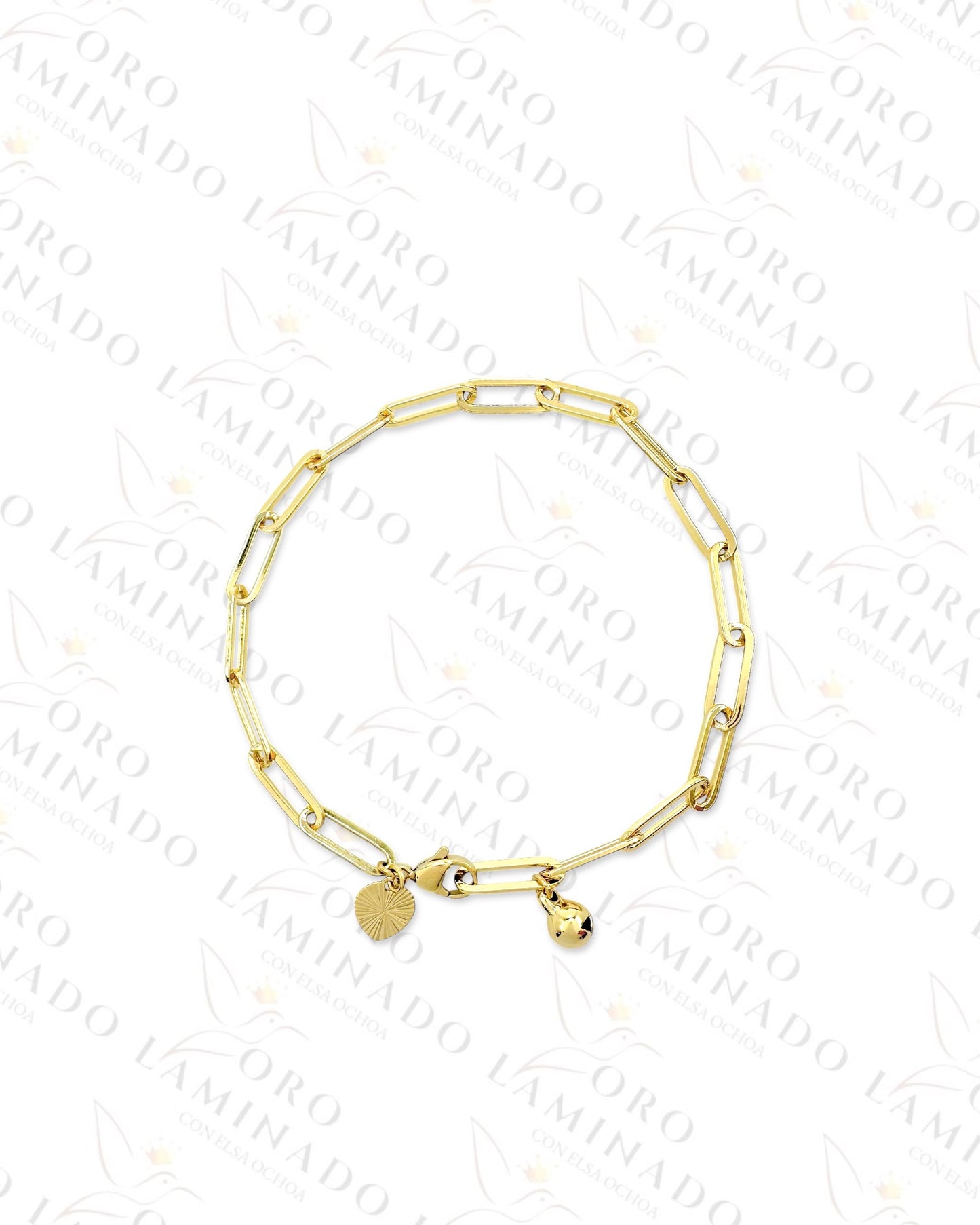 High Quality Pack of 3 Paperclip Chain Anklet (Gold Filled) G414