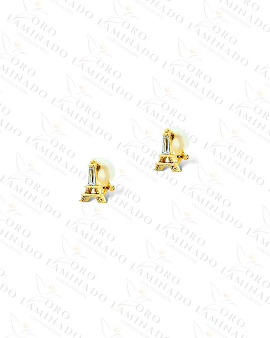 High Quality Eiffel Tower Earrings (Gold Filled) G301