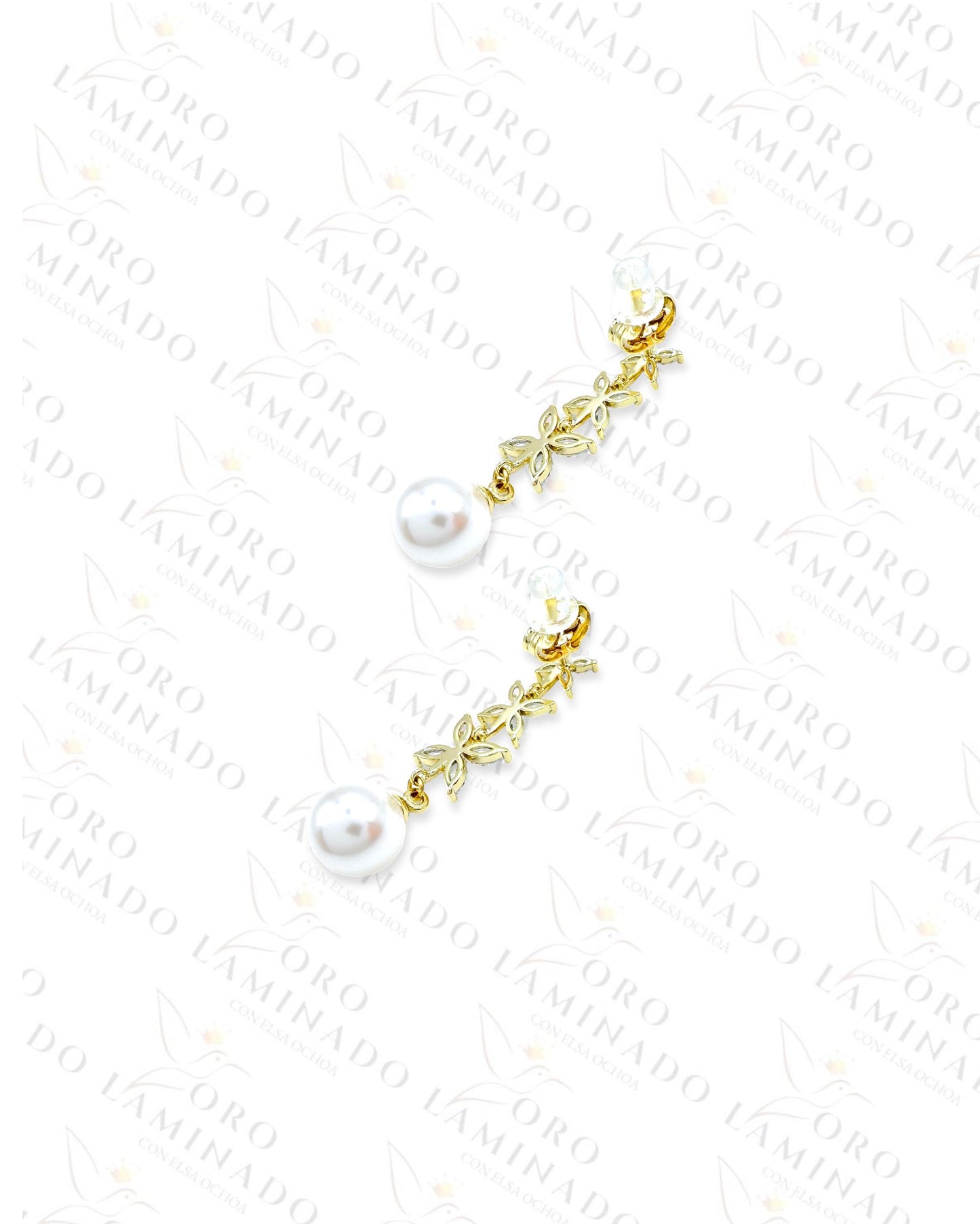 High Quality Flowers with Pearl Earrings C305