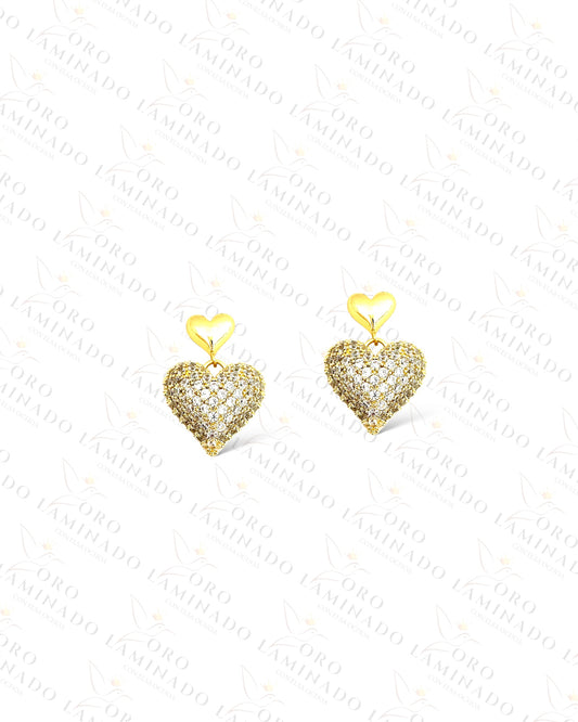 High Quality Double Heart Earrings C427