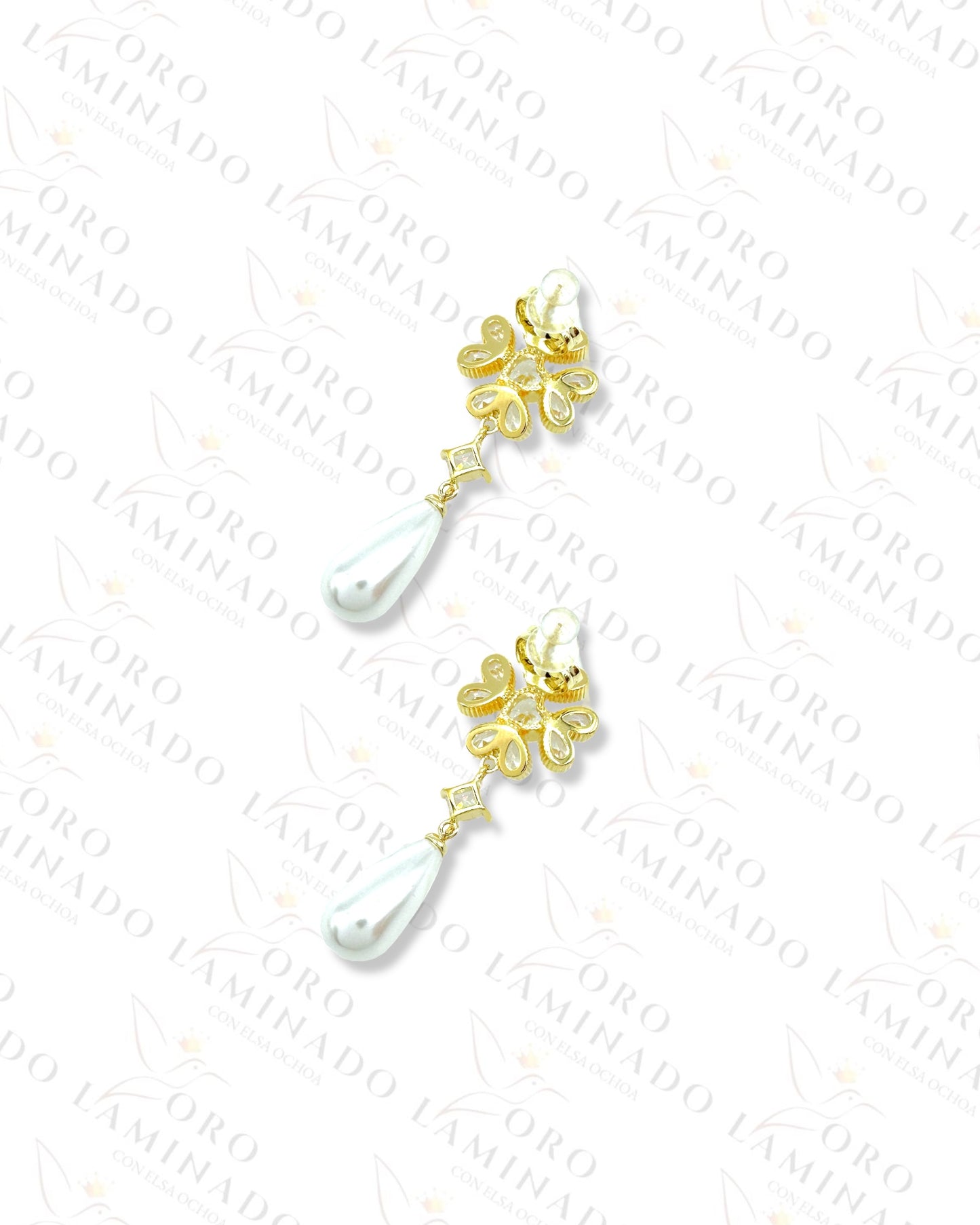 High Quality Flower with Pearl Earrings G58