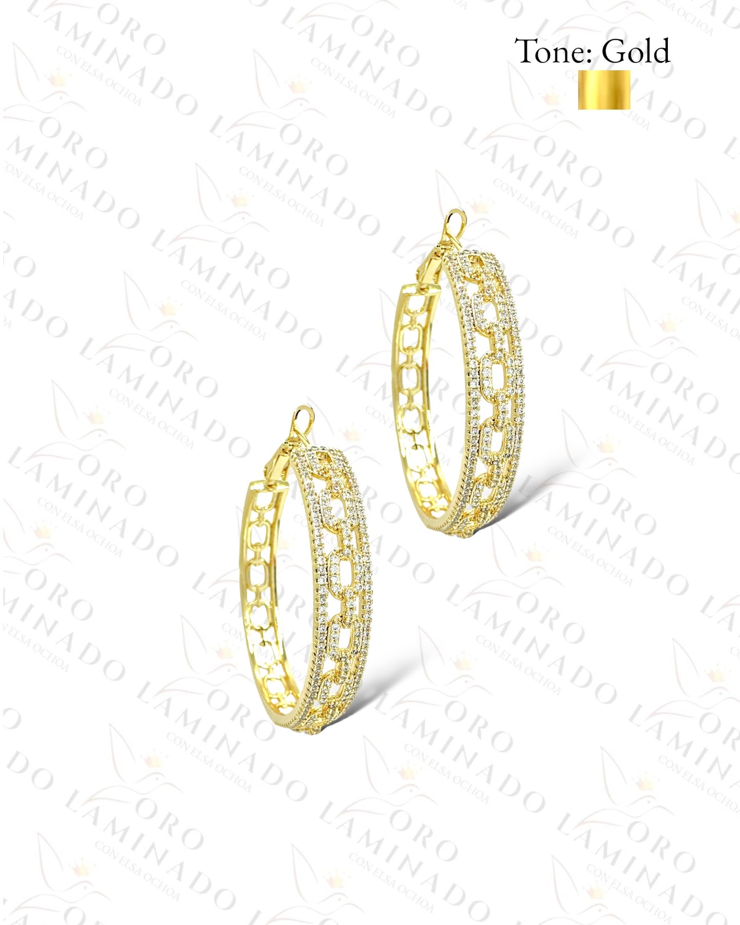 High Quality Chain Hoop Earrings R69