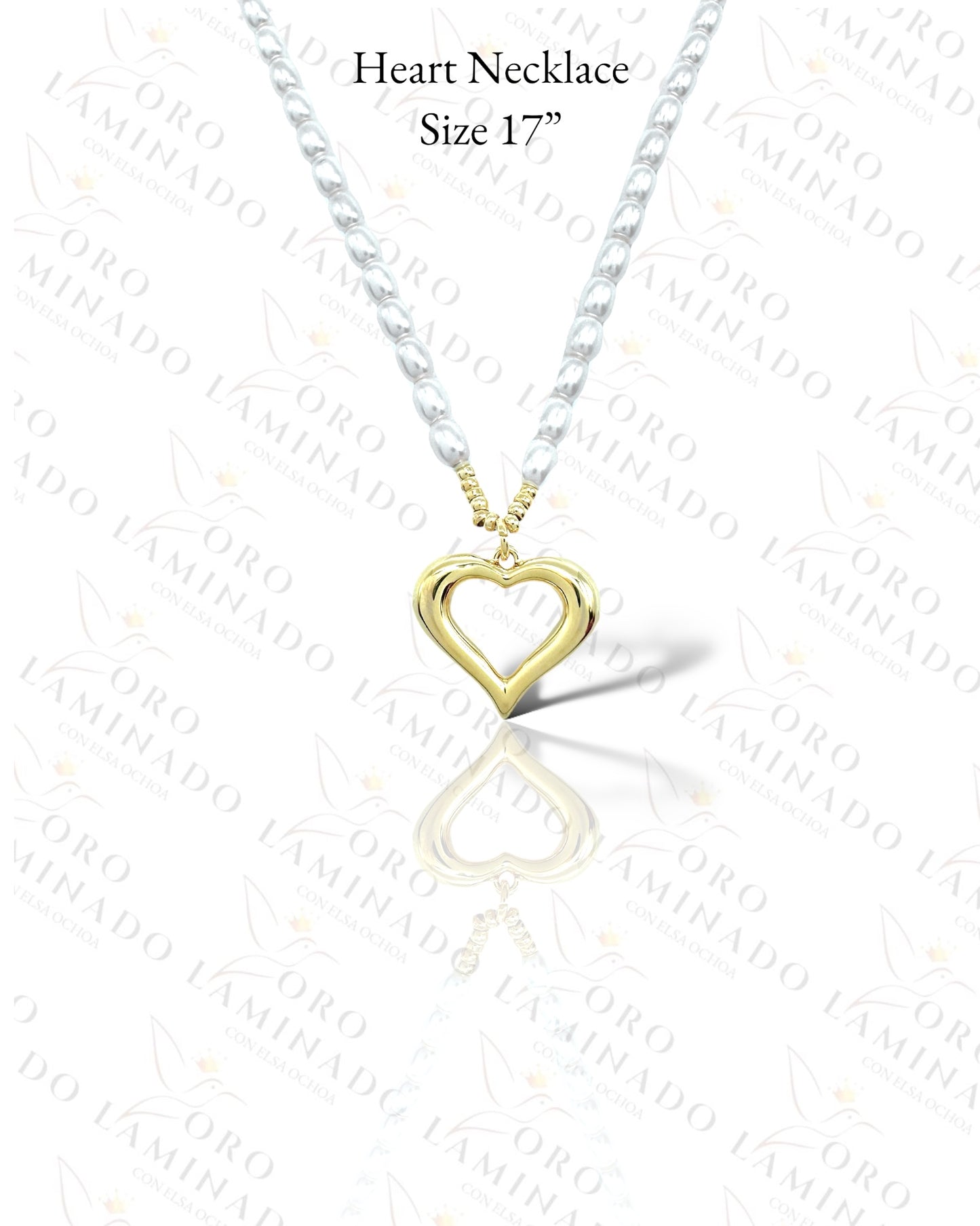 High Quality Heart Pearl Necklace Y148