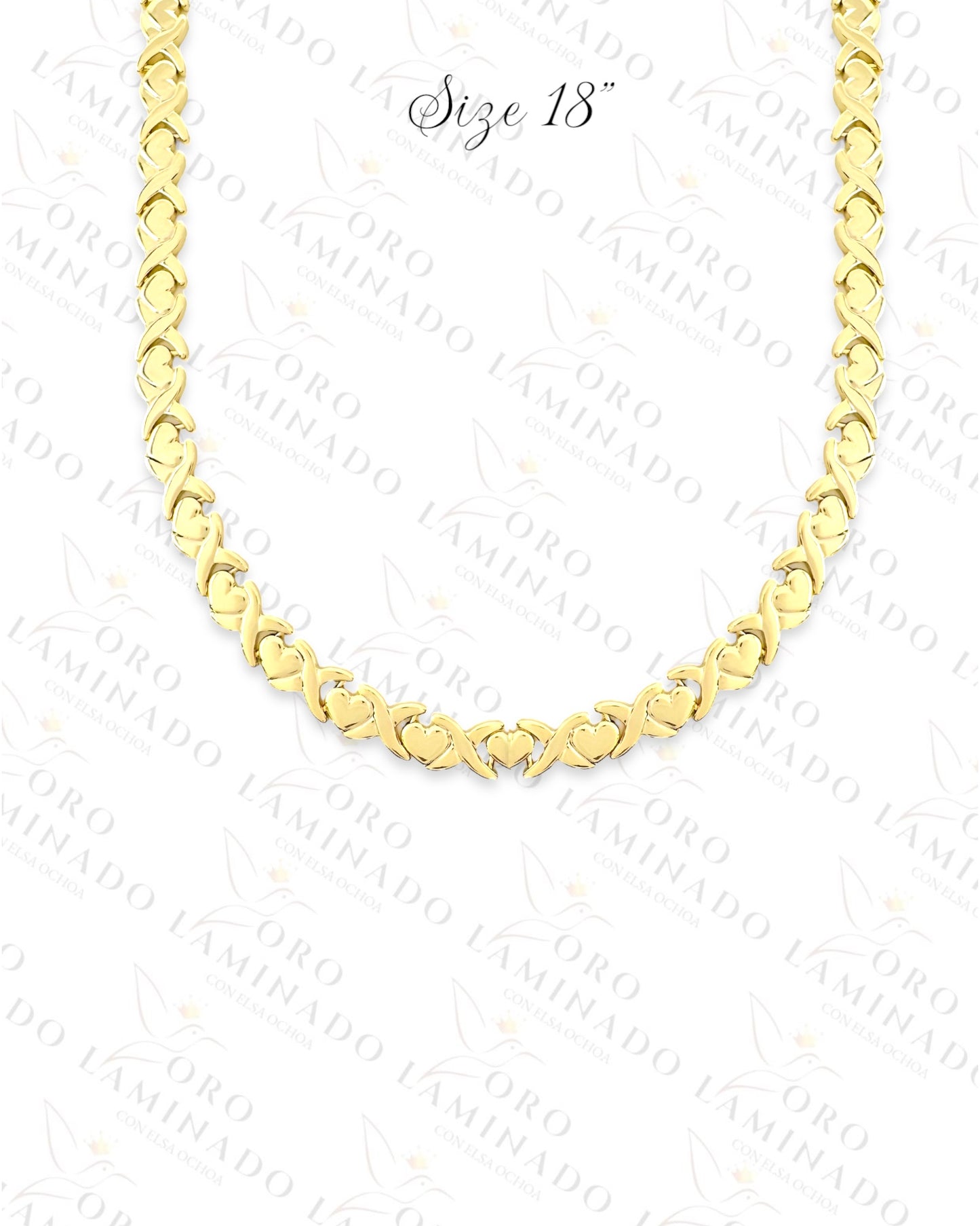 High Quality XOXO Chain Set (Gold Filled) R431