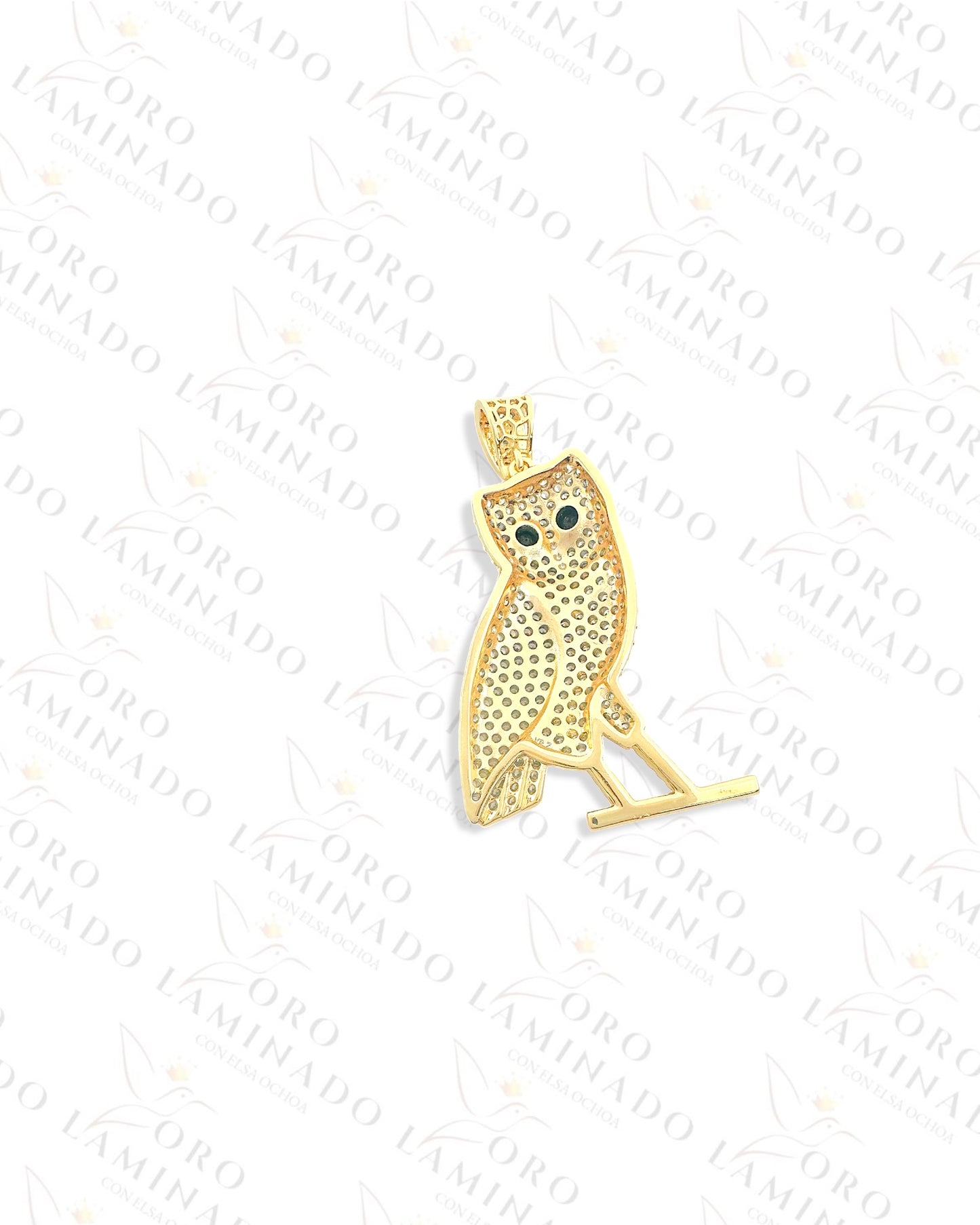 Diamond Owl Pendant R31