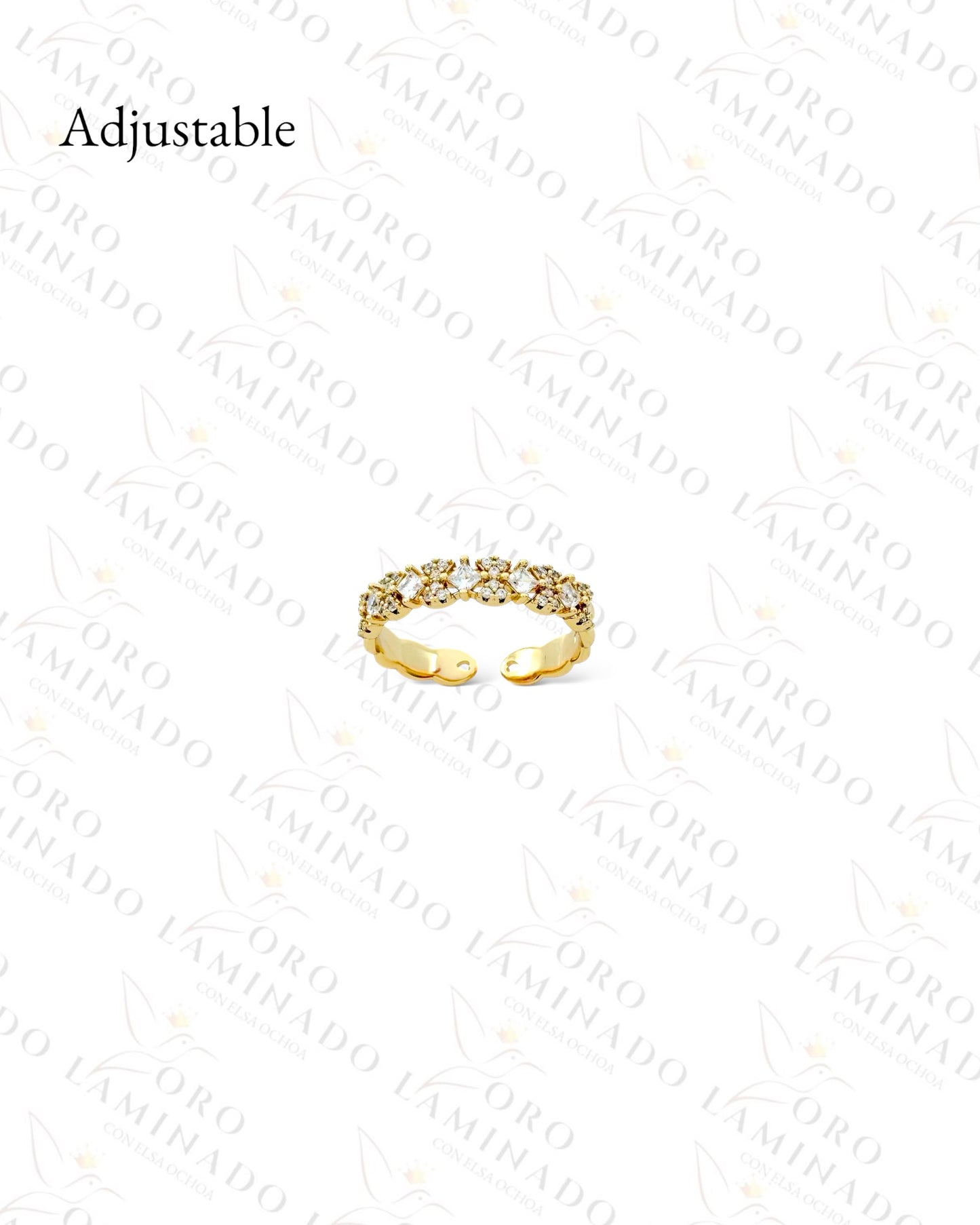 High Quality Adjustable Diamond Ring (Gold Filled) G203