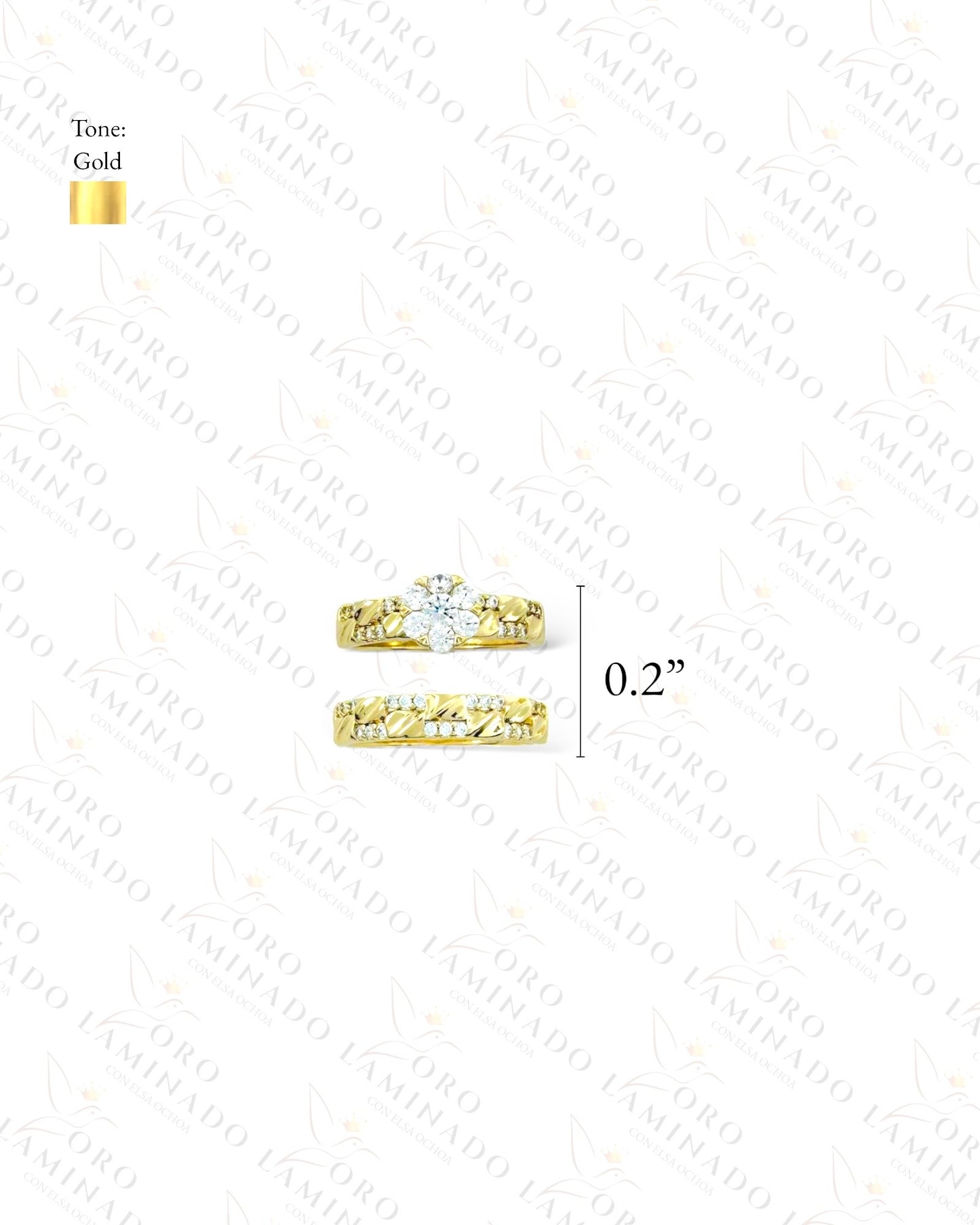 High Quality Marriage Ring Set G432