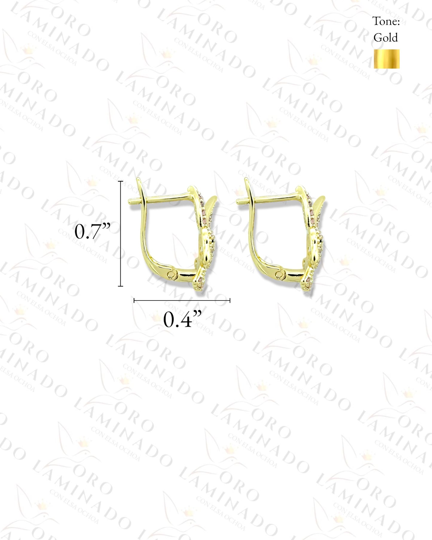 High Quality Light Pink Hummingbird Hoop Earrings G89