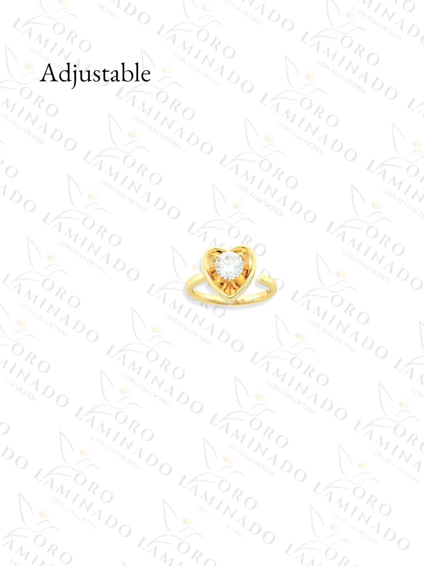 Adjustable Heart Ring C350