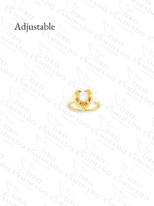 Adjustable Heart Ring C350