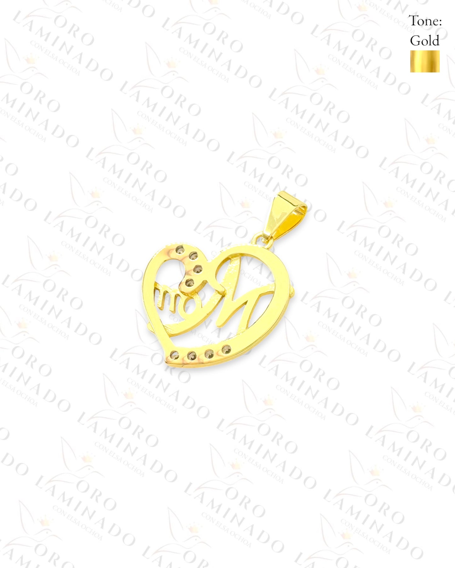 Mom Heart Pendant (Gold Filled) G149