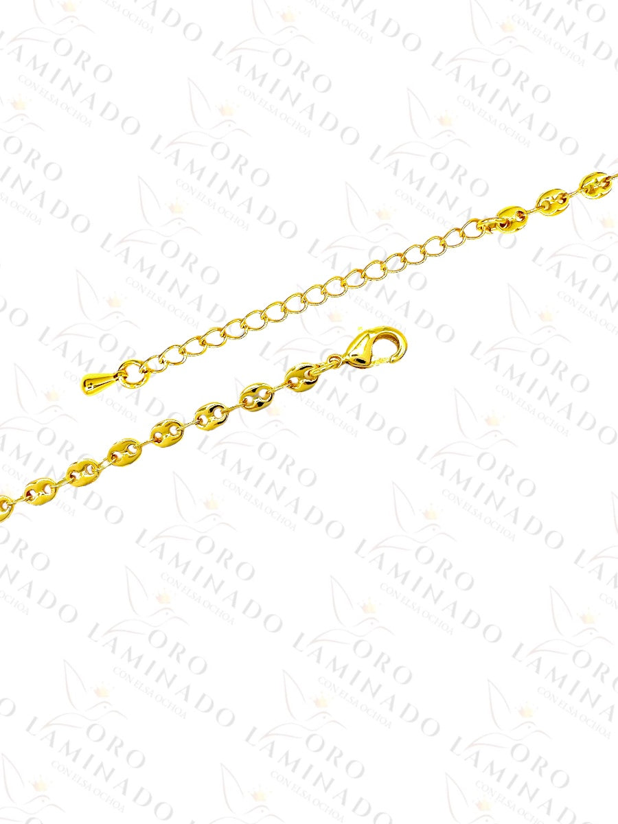 GG Gold Anklet (Pack of 6) B138