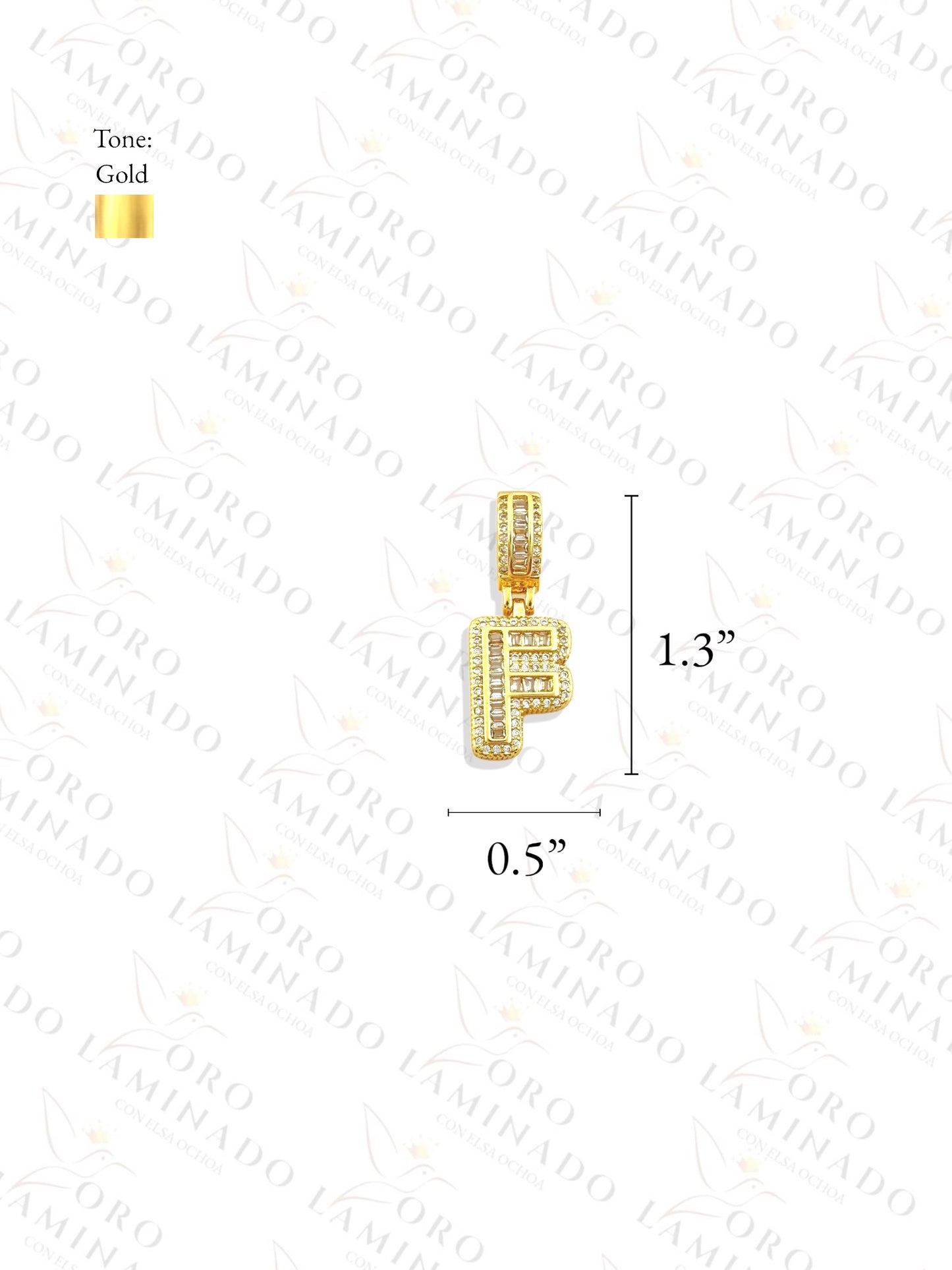 Letter "F" Pendant G251