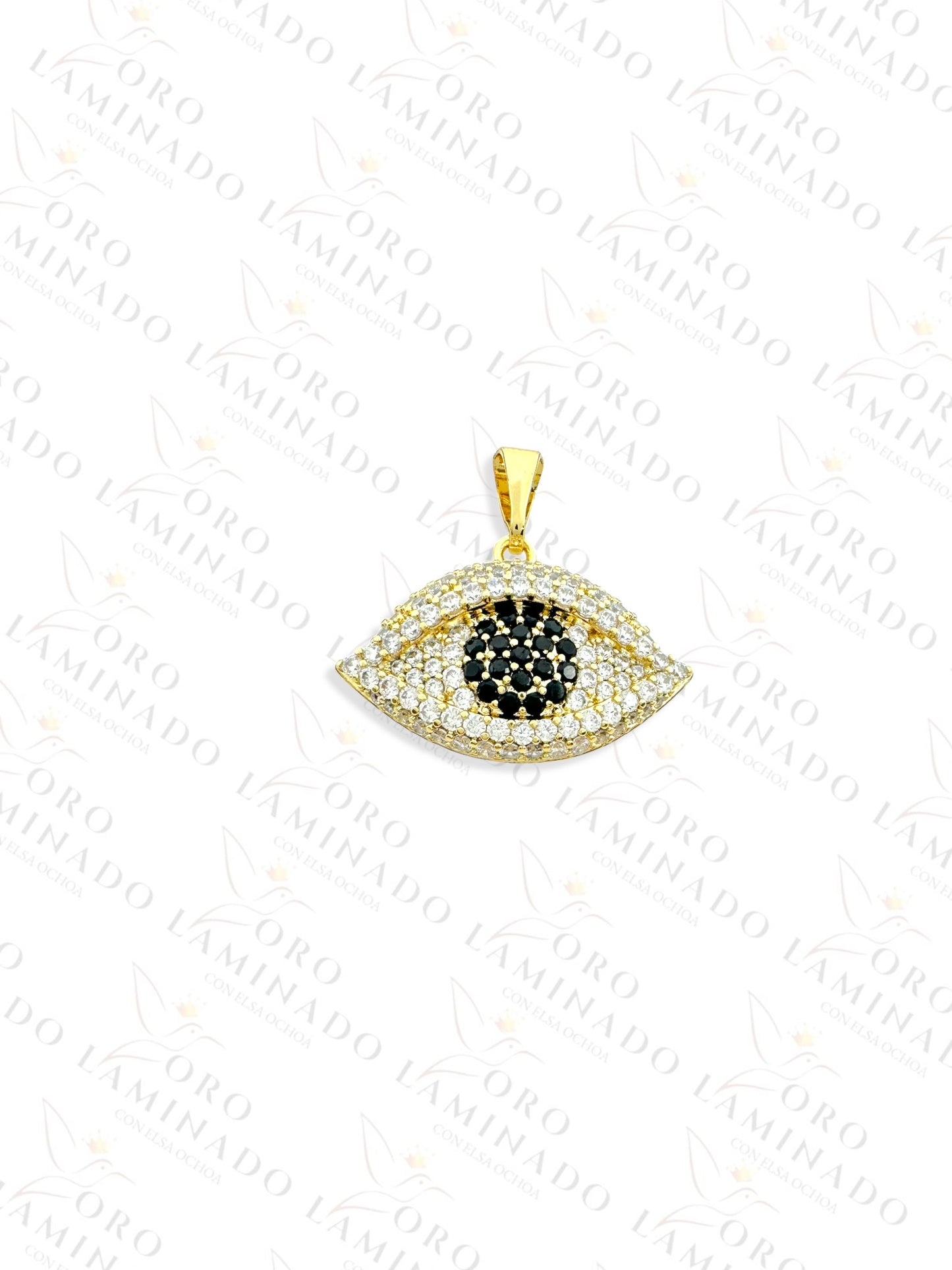 Gold Filled High Quality Diamond Eye Pendant R243