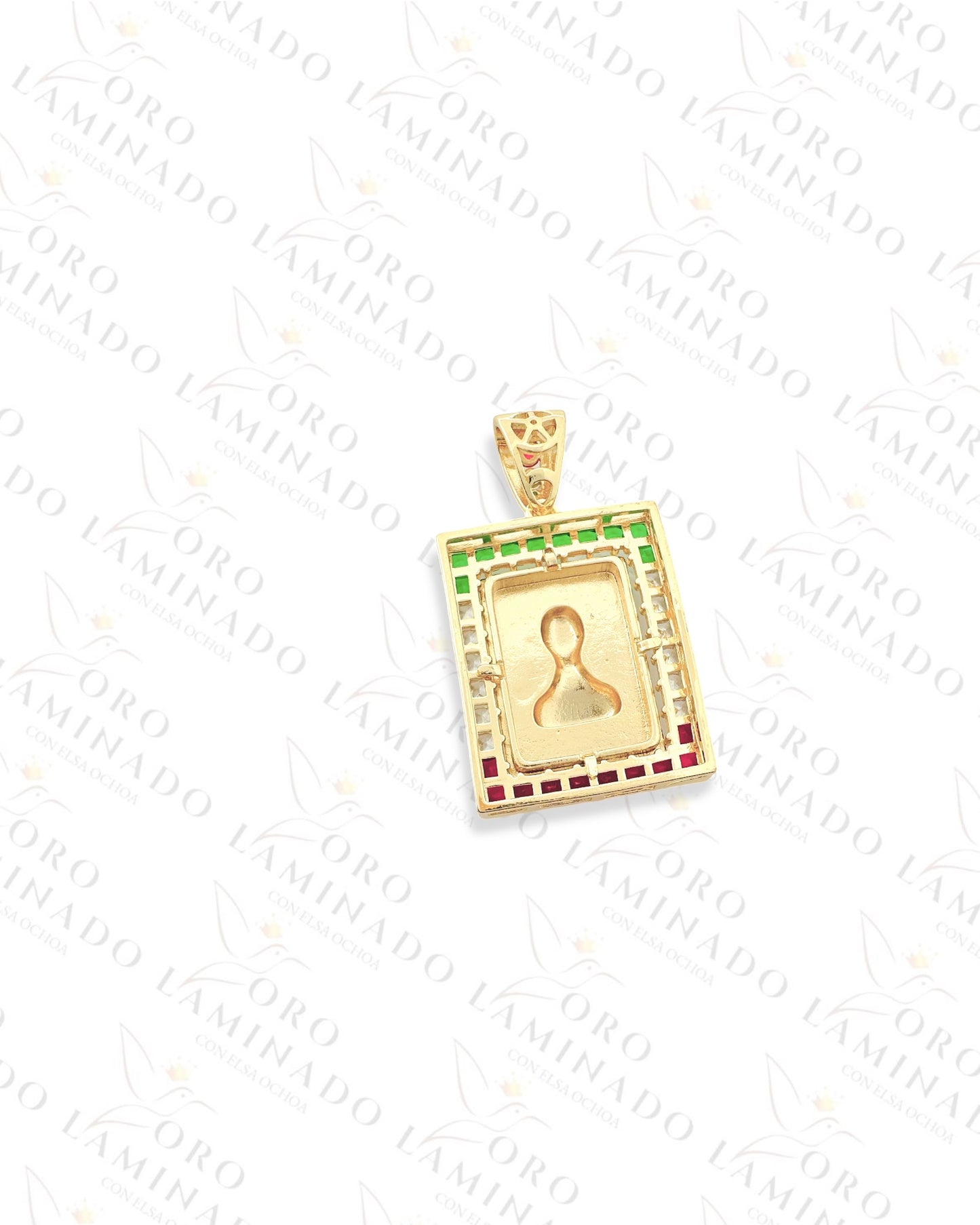 Gold Filled Multicolor Malverde Pendant R141