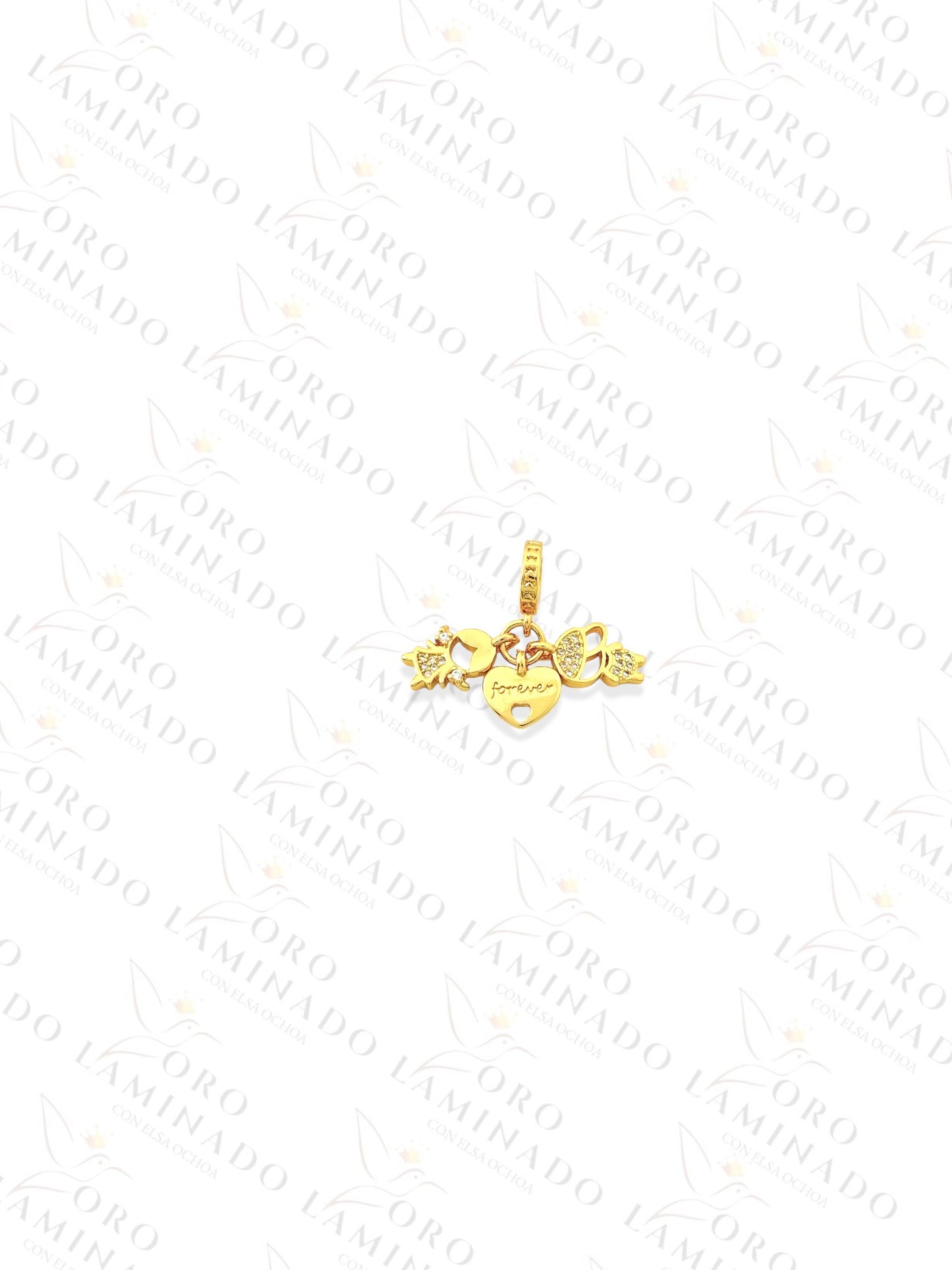 Boy and Girl Heart Charm B293