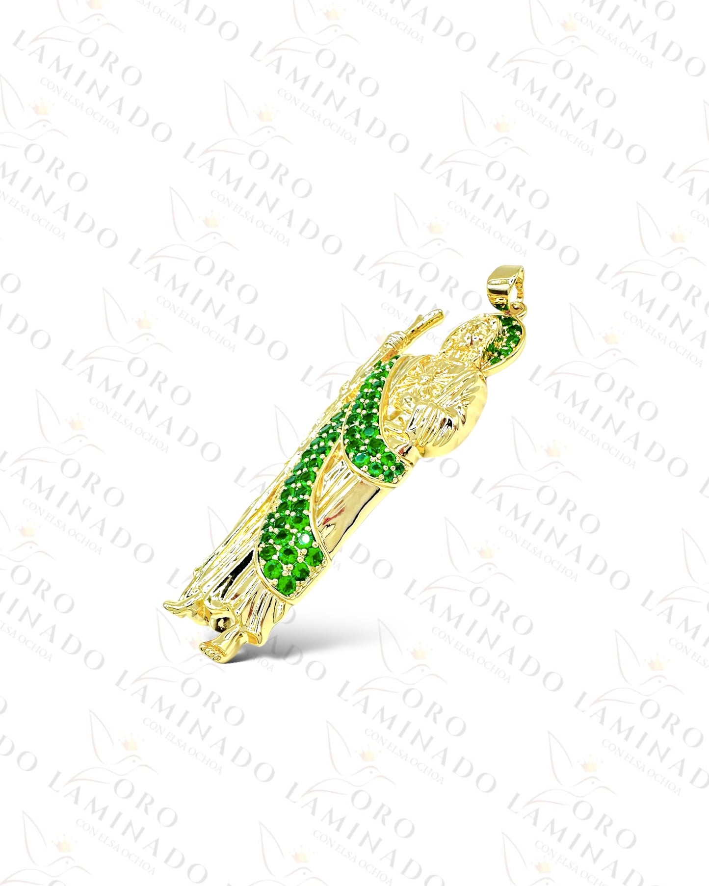 High Quality San Judas Sparkling Pendant B480