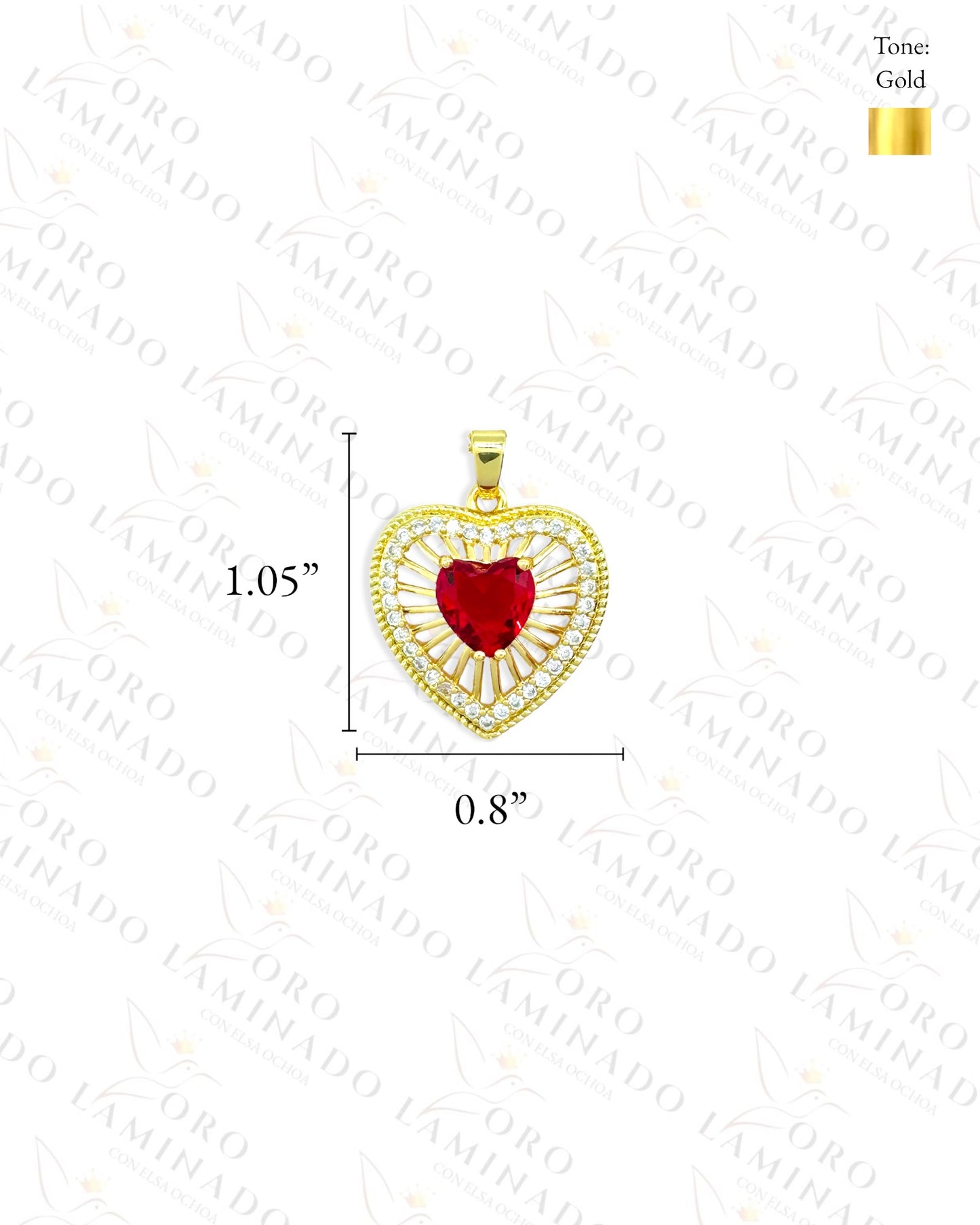 Red and Gold Heart Set R321