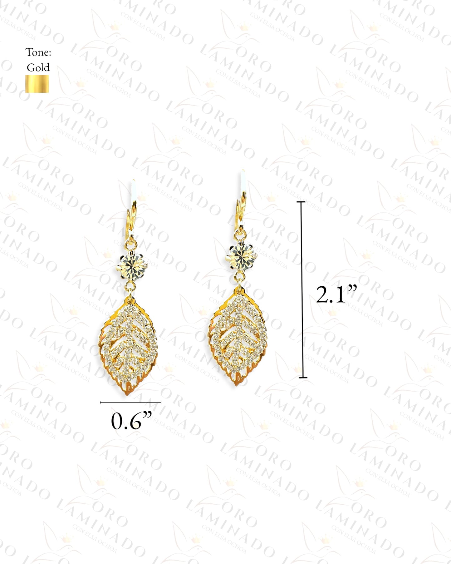 High Quality Leaves Earrings C377