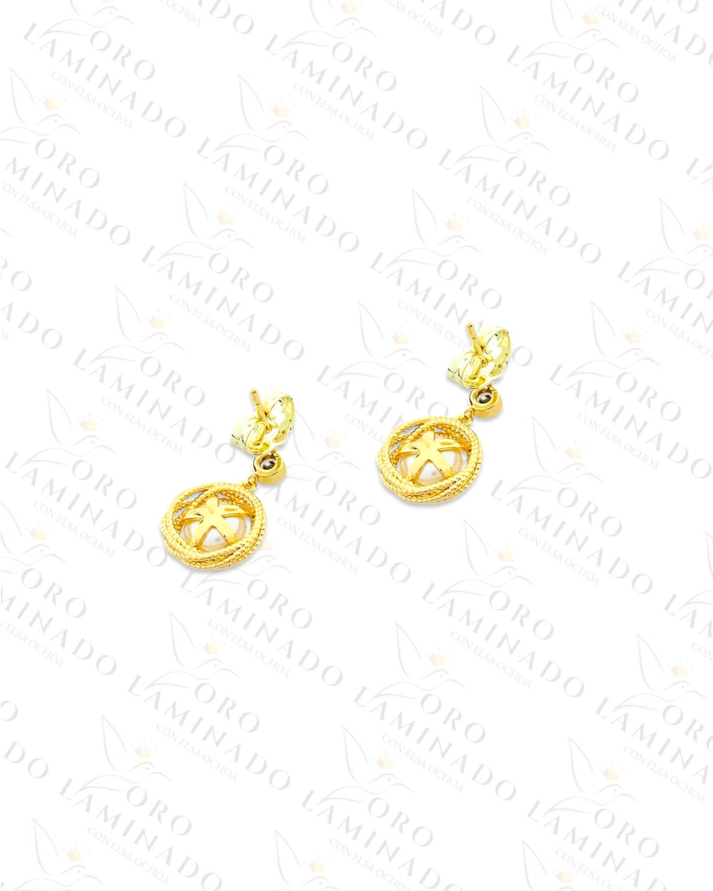 High Quality Pearl and Gold Earrings (Gold Filled) G275