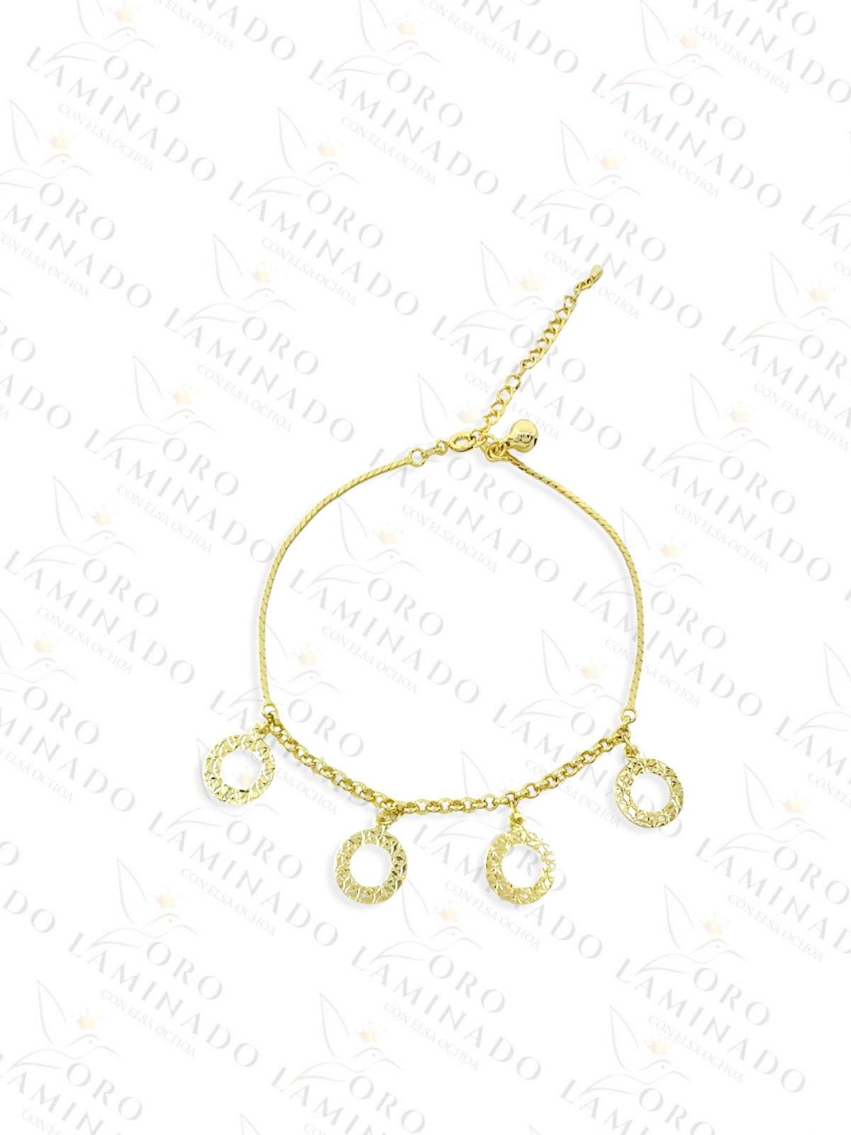 Gold Filled Pack of 6 Circle Anklet G170