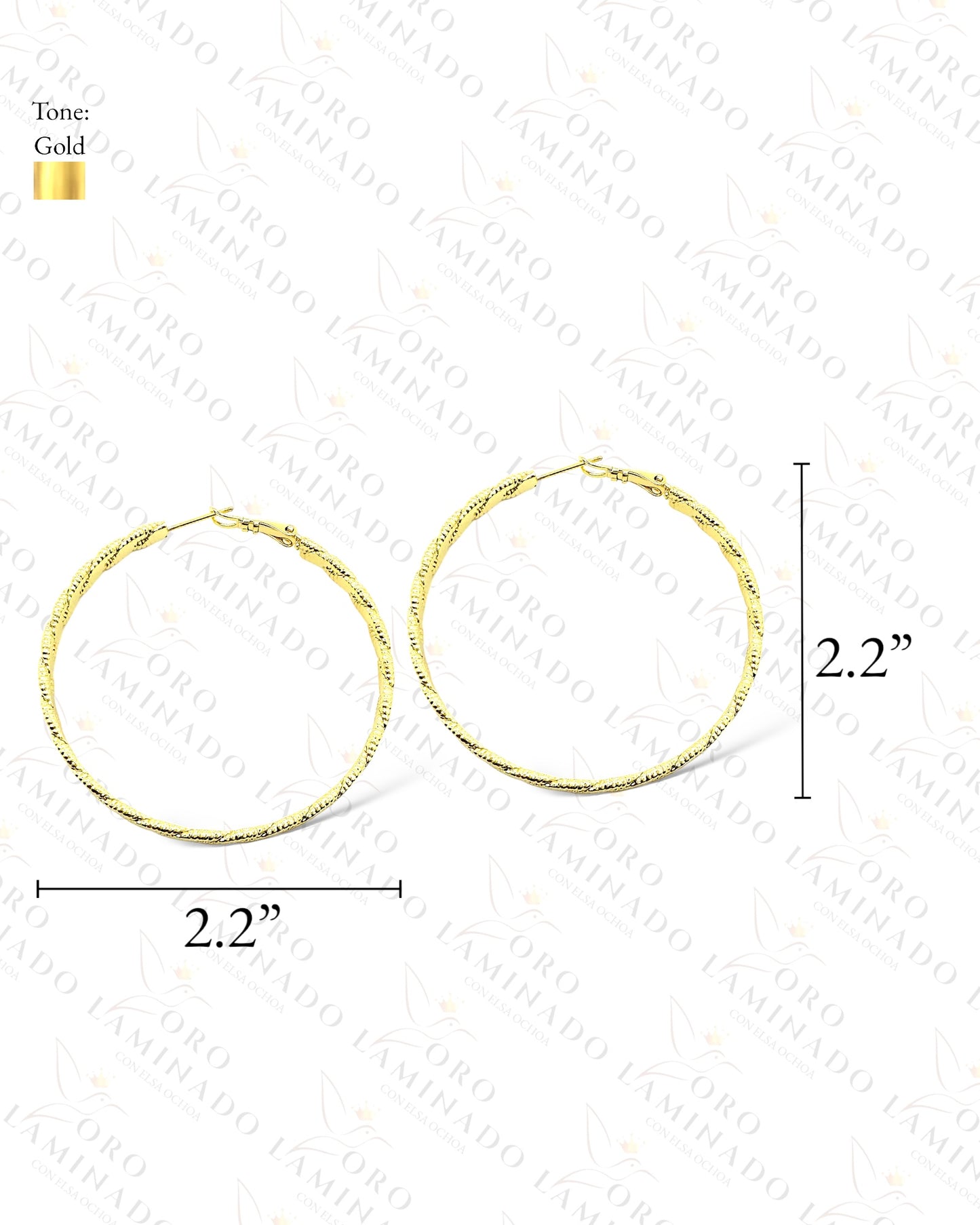 High Quality Large Hoop Earrings C409