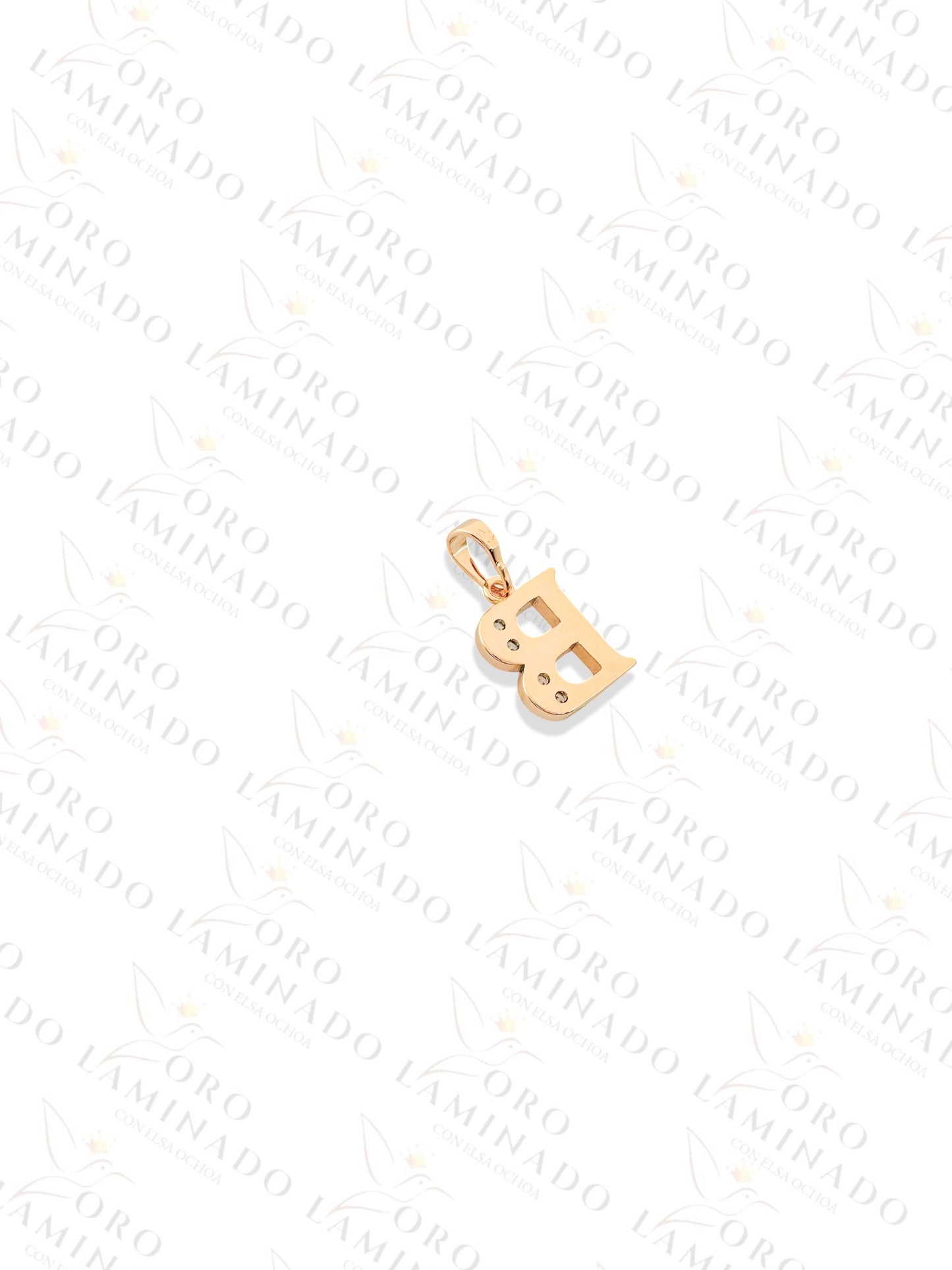 High Quality Rose Gold Letter "B" Pendant Y42