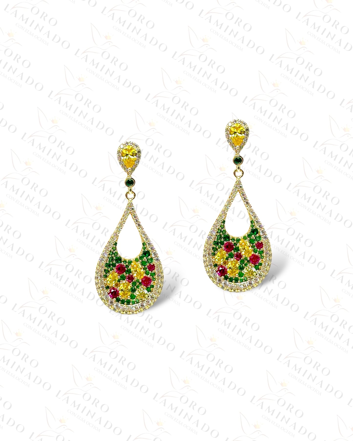 High Quality Multi-Color Earrings Y476