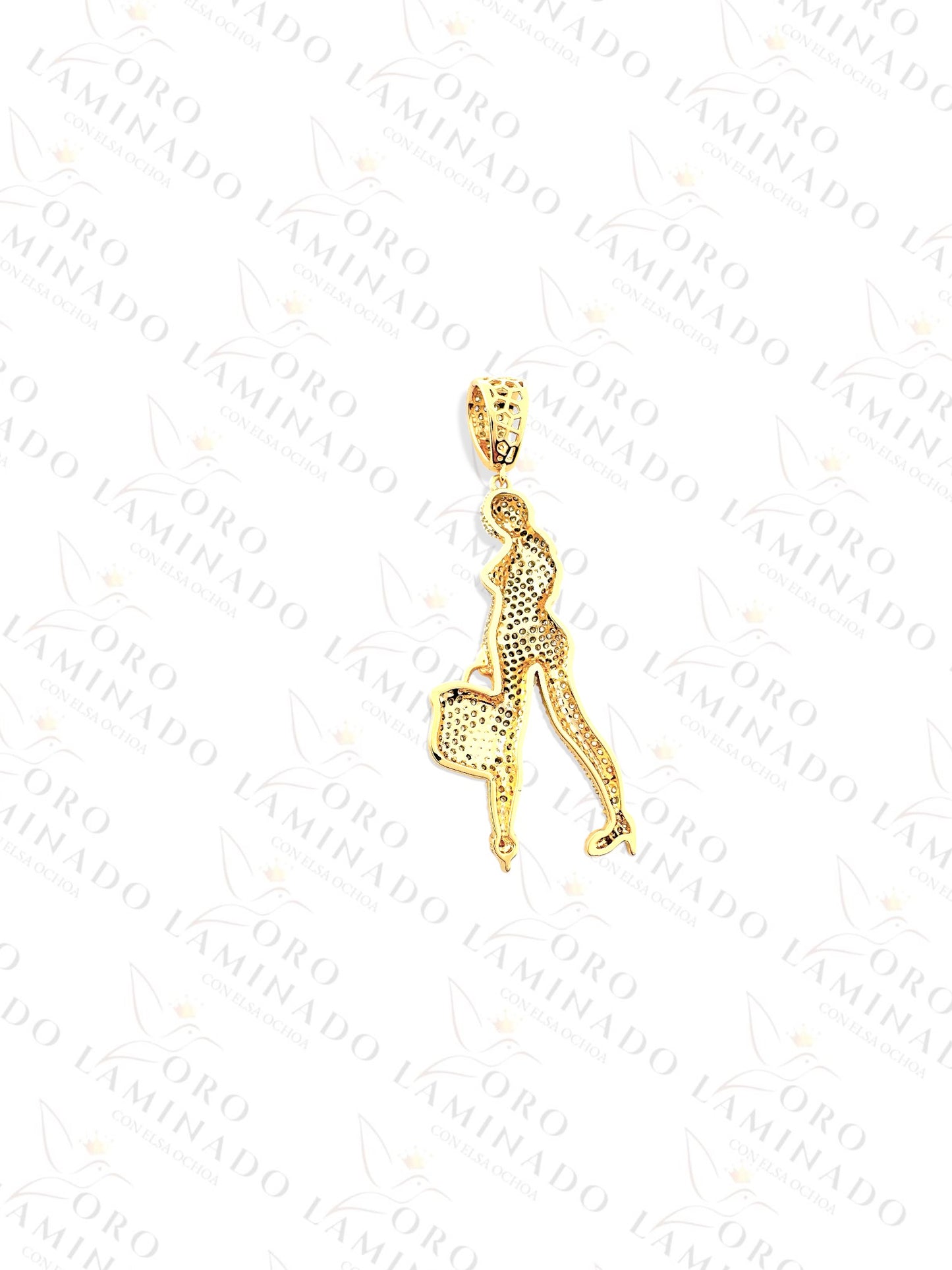 Gold Filled Lady pendant Y227