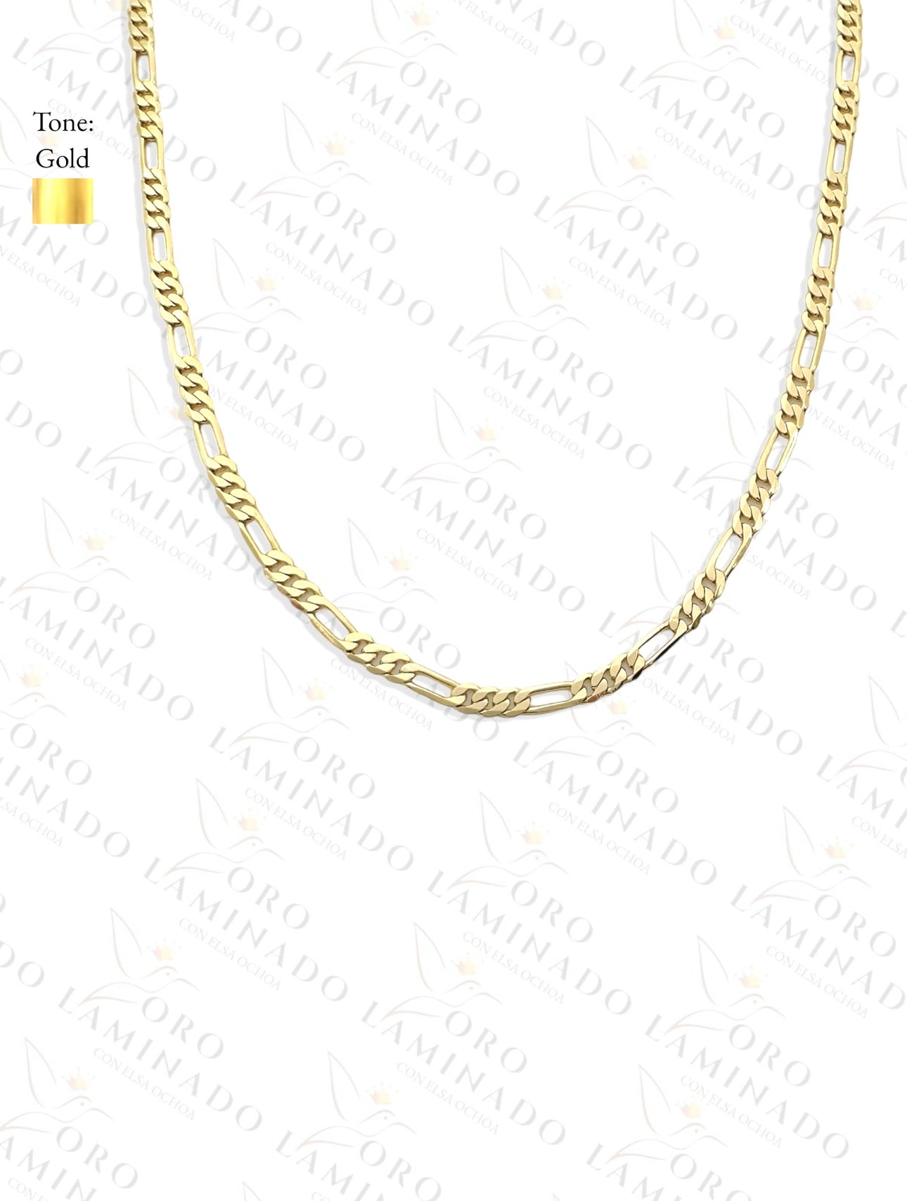 High Quality Figaro Chains Pack of 6 Size 18" 3mm B225