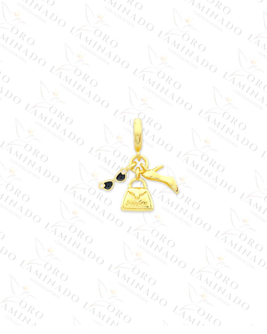 Purse and Sunglasses Charm (Gold Filled) R208