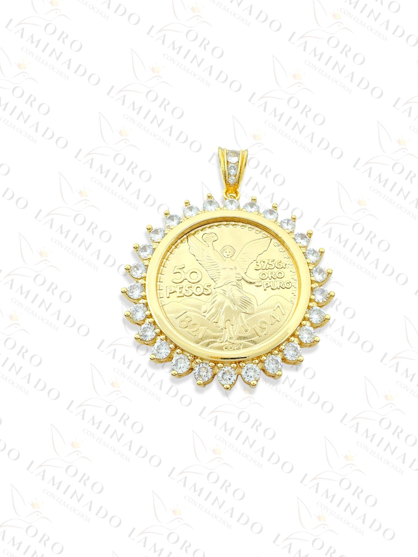 Gold Filled 50 Pesos Centenary Pendant R93