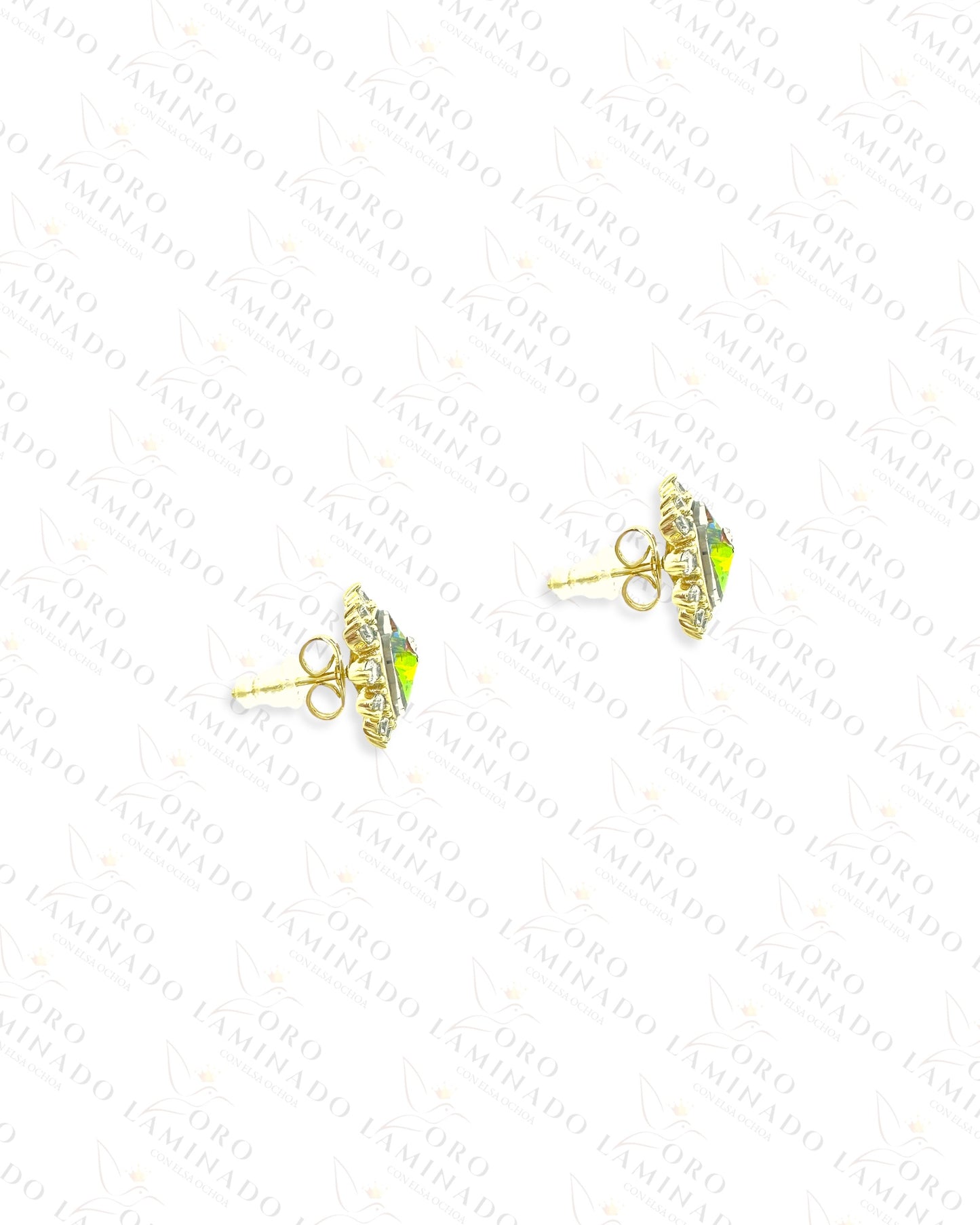 High Quality Multi-Color Heart Earrings Y200