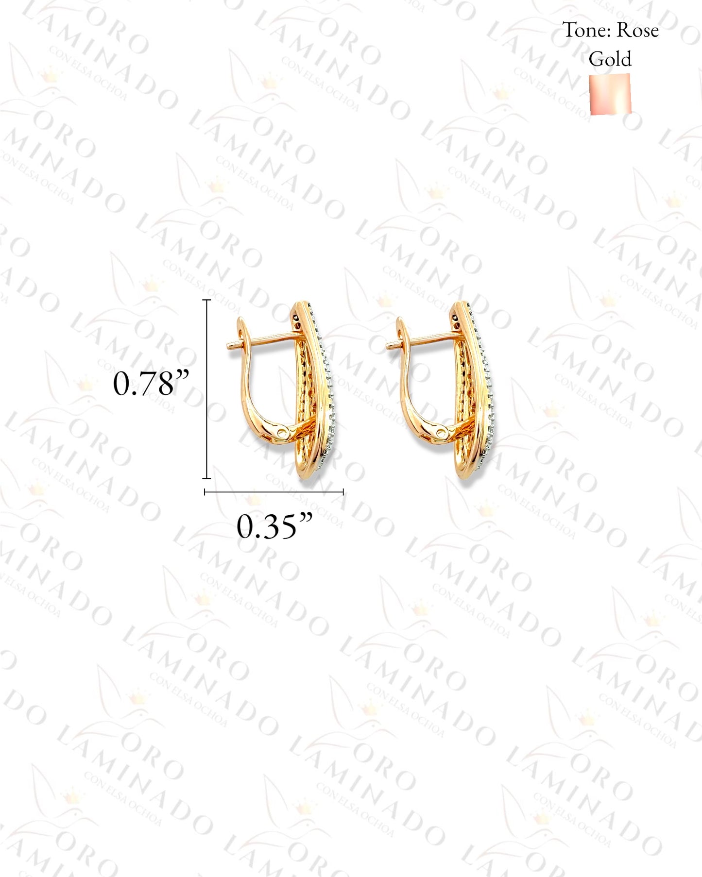 High Quality Droplet Hoop Earrings Y164