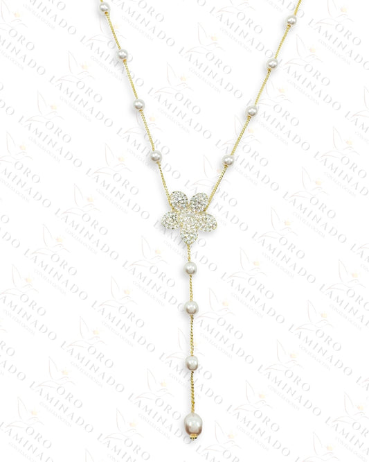 High Quality Pearl Flower Necklace G74