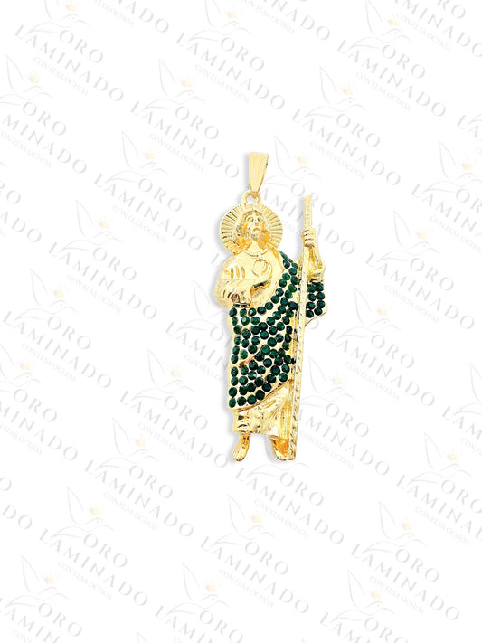 Green Saint Judas Pendant B12