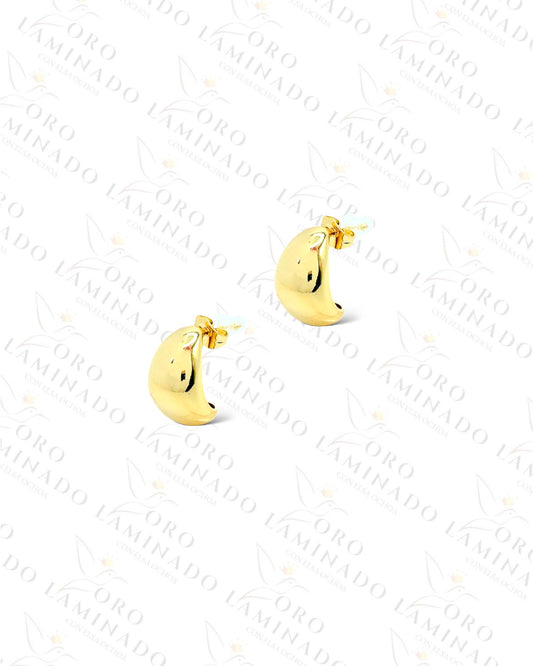 High Quality Chunky Earrings (Gold Filled) C86