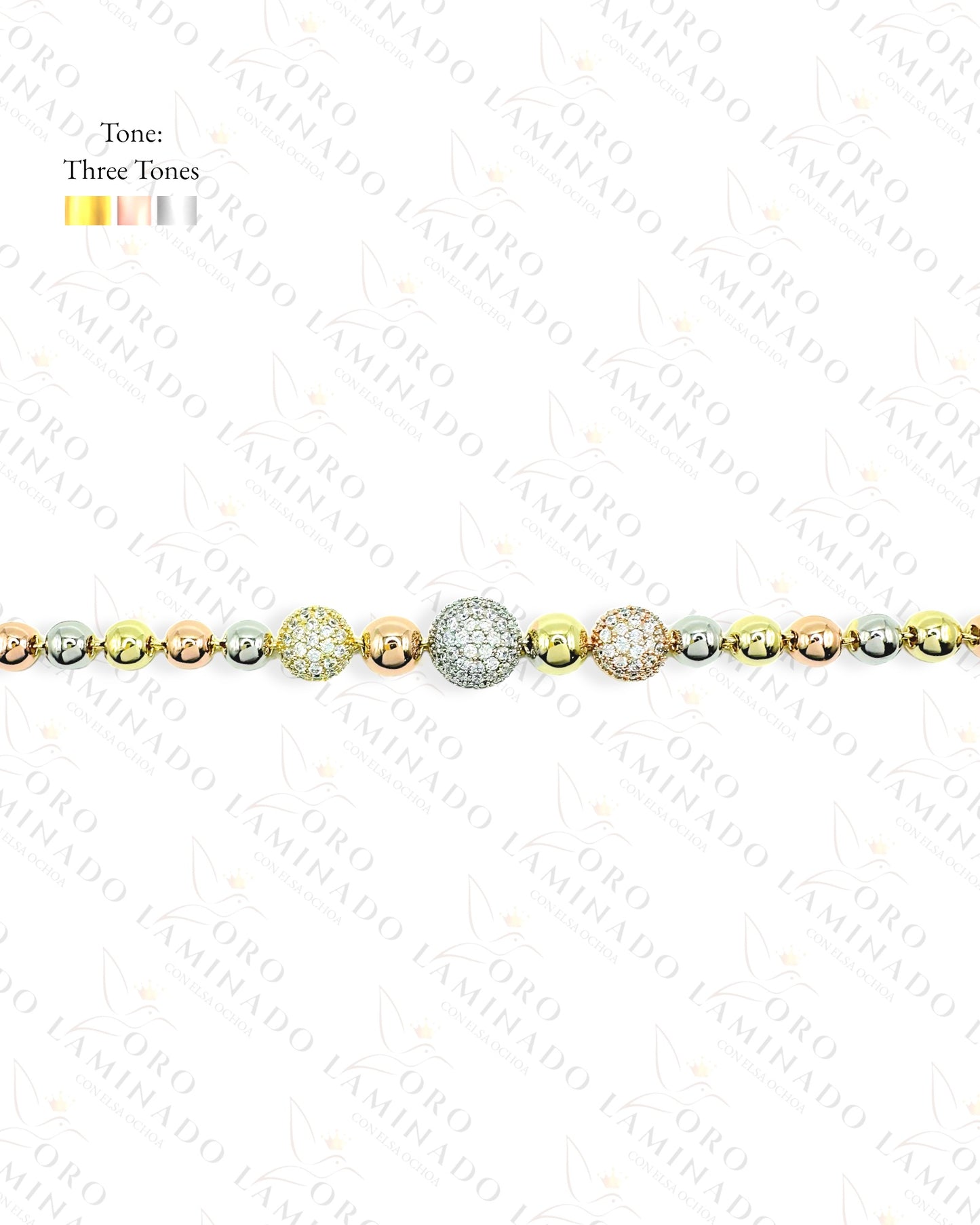 High Quality Three Tones Bead Bracelet C450